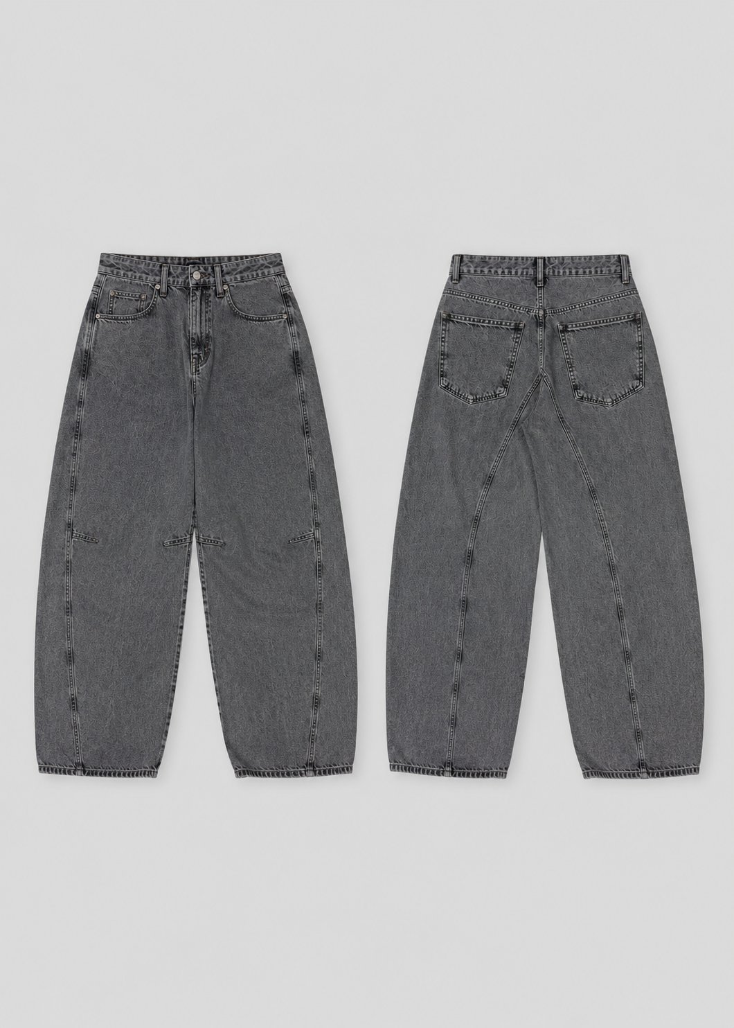 PULL&BEAR DARK WASH GREY JEANS