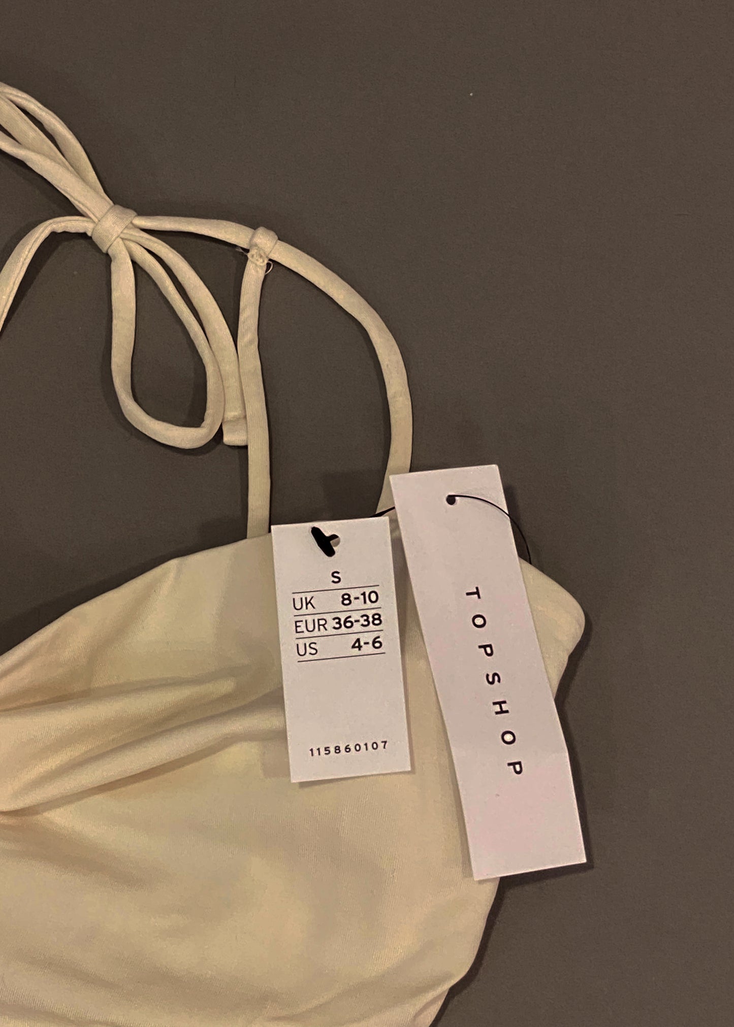 TOPSHOP HALTER TOP