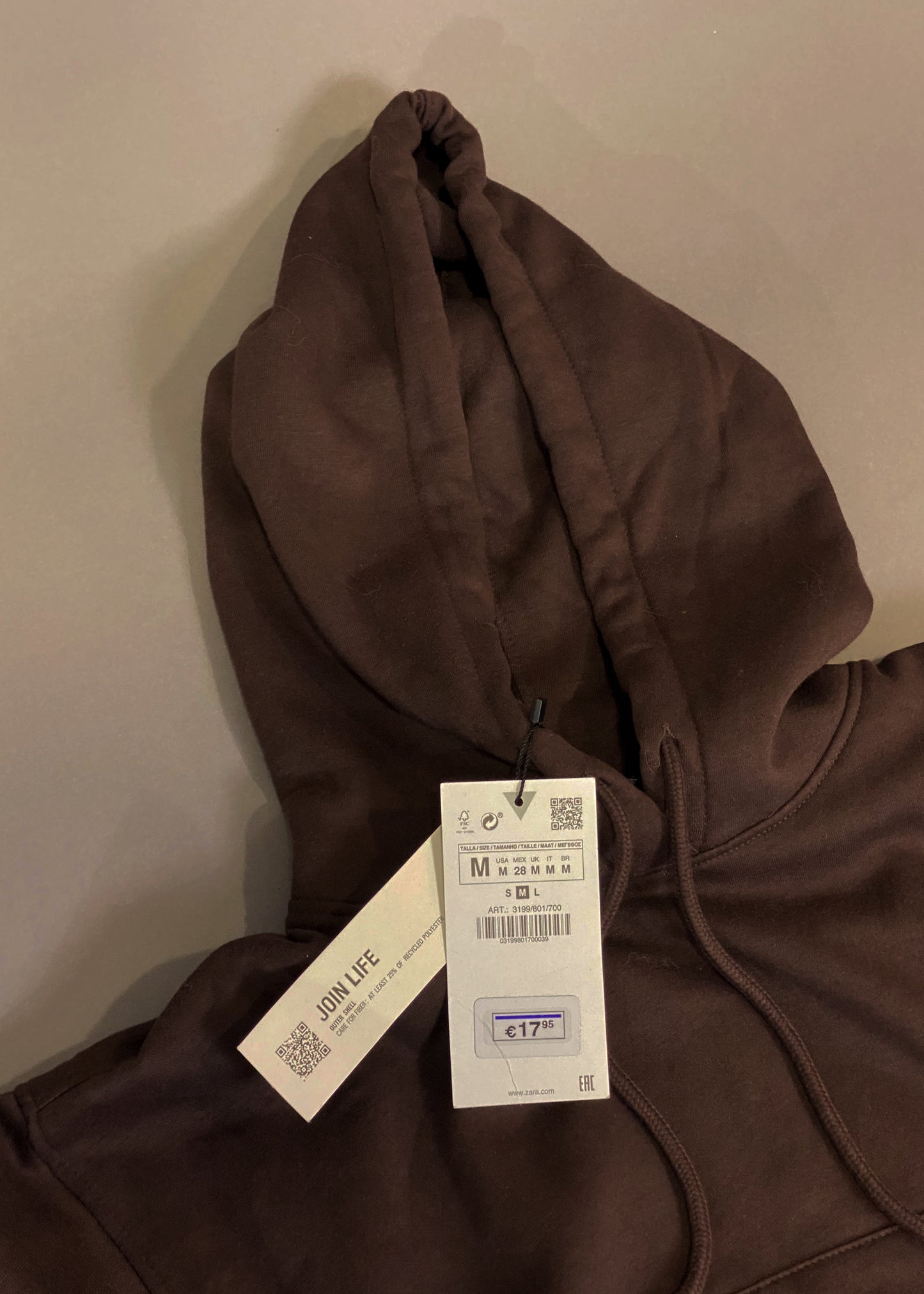 ZARA CROPPED HOODIE