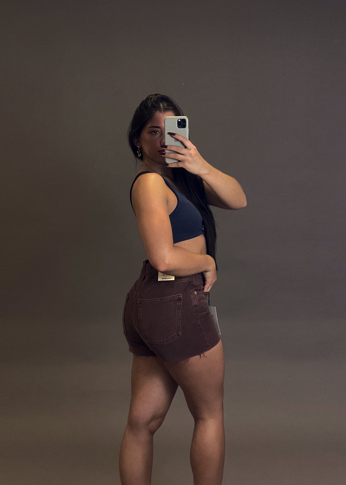 PULL&BEAR BROWN SHORTS