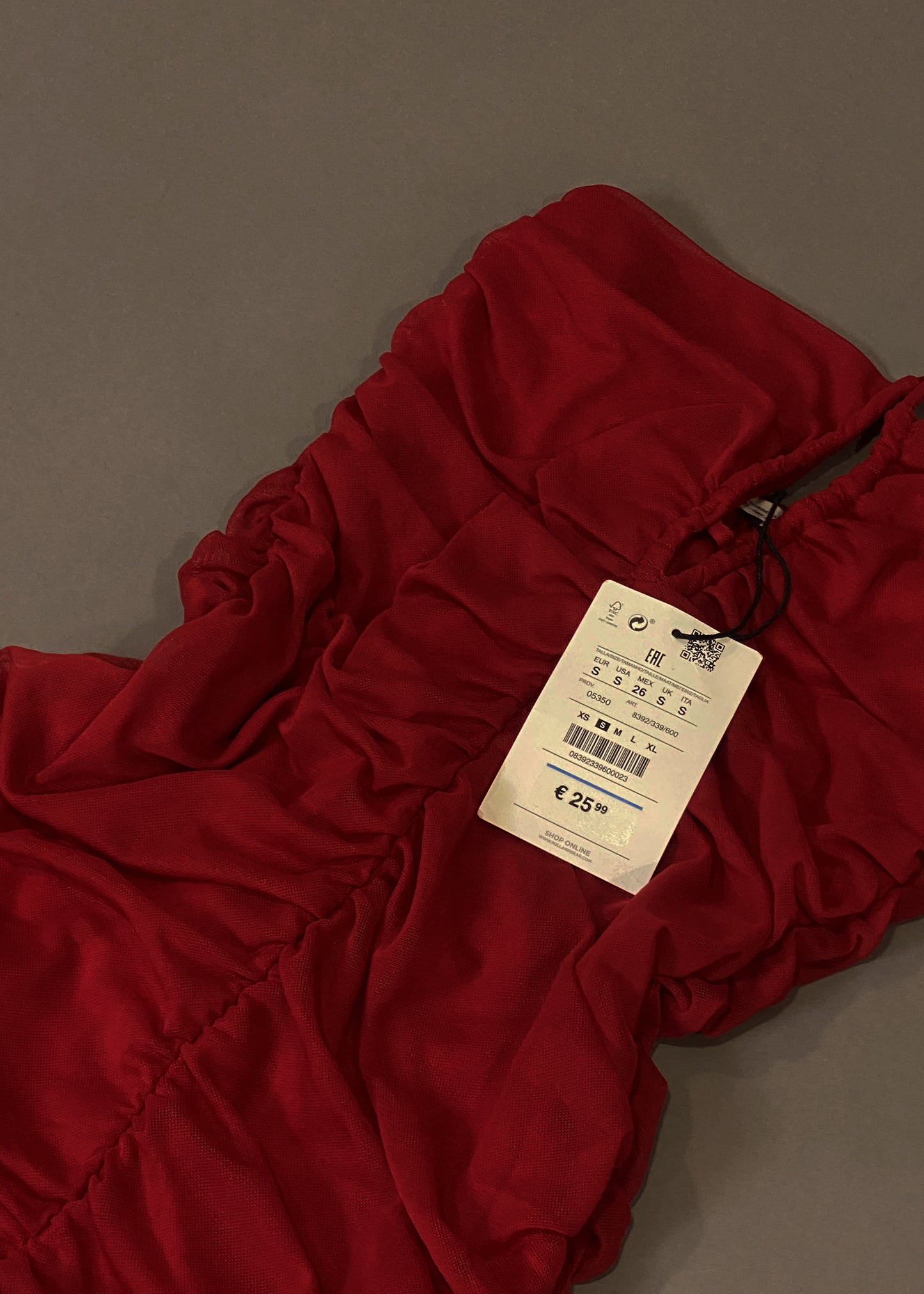 PULL&BEAR RED DRESS