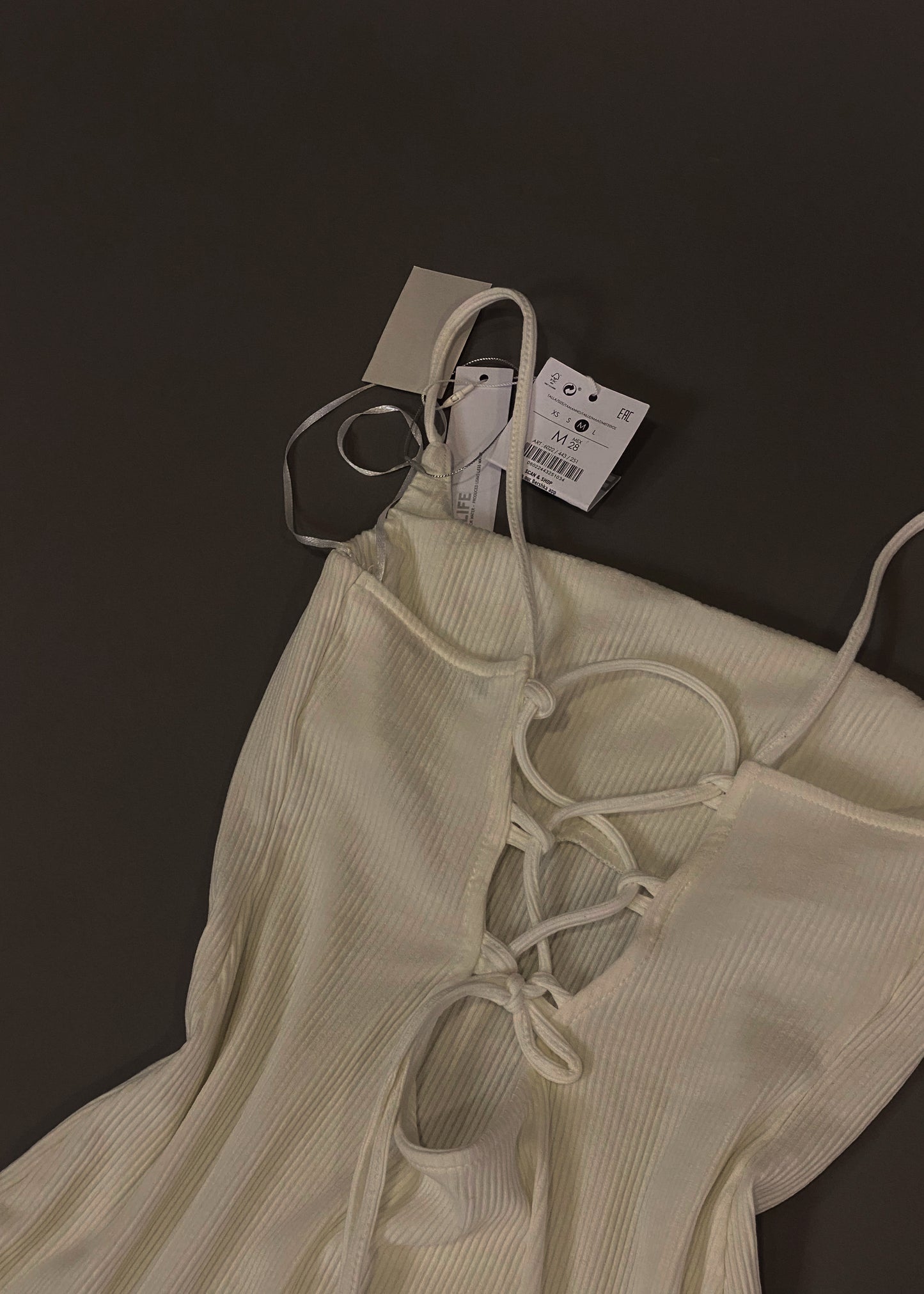 BERSHKA WHITE DRESS