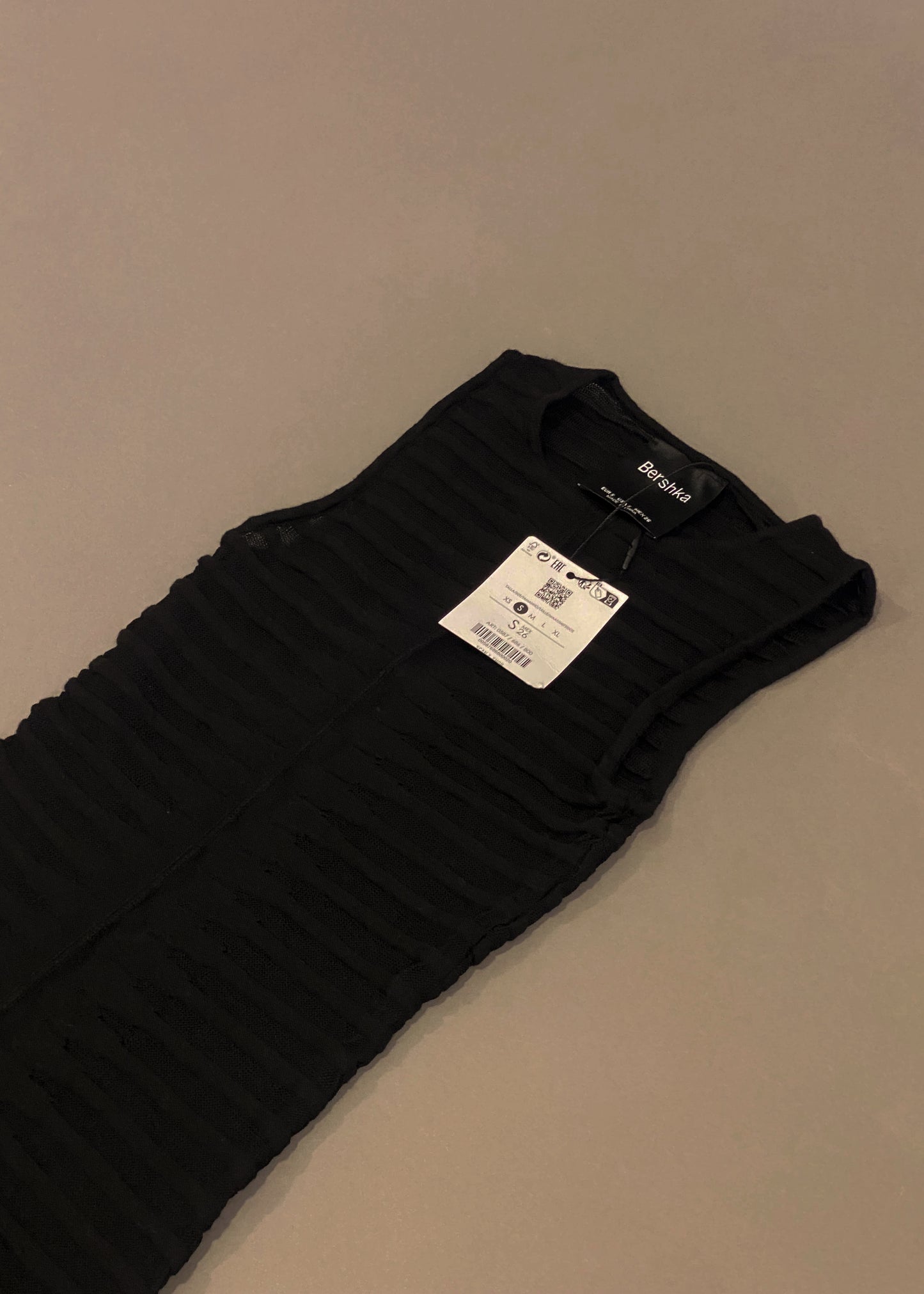 BERSHKA BEACH BLACK DRESS