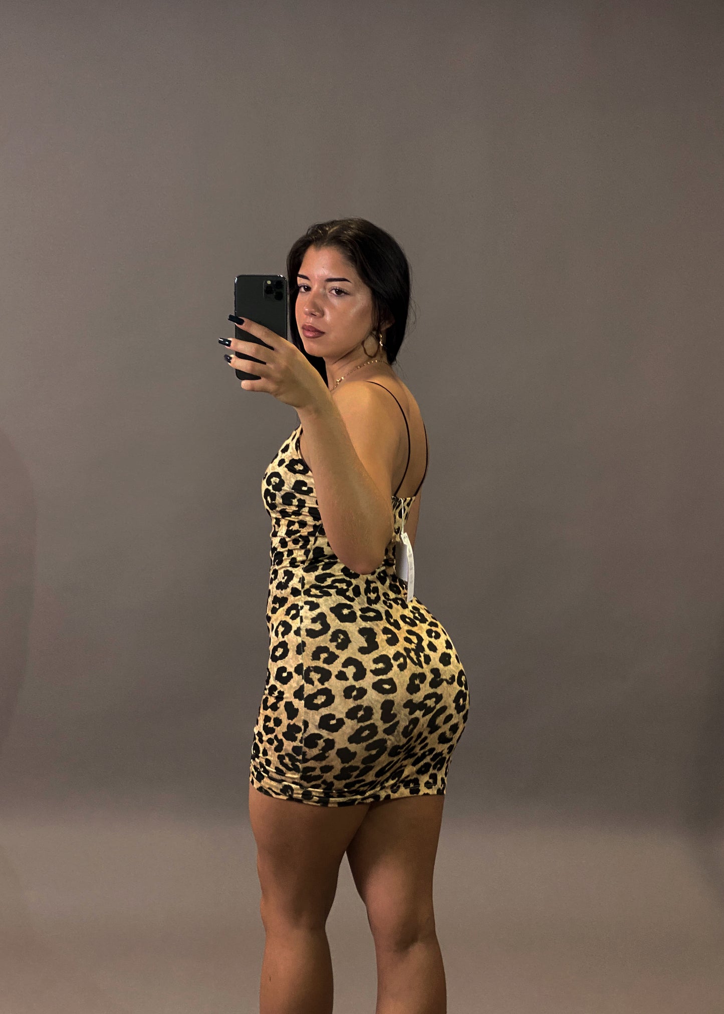 BERHSKA LEOPARD DRESS