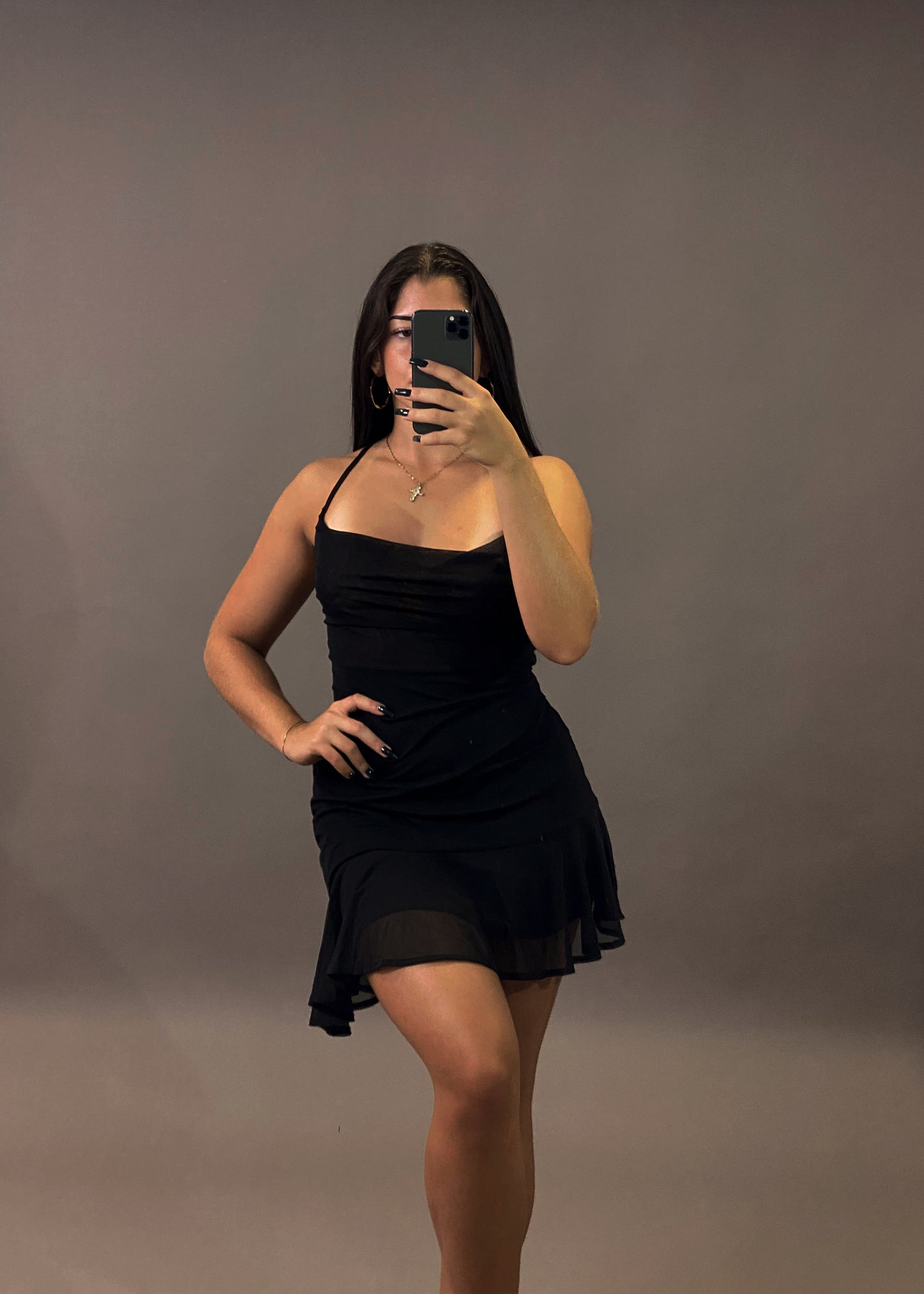 BERHSKA ASYMMETRICAL DRESS