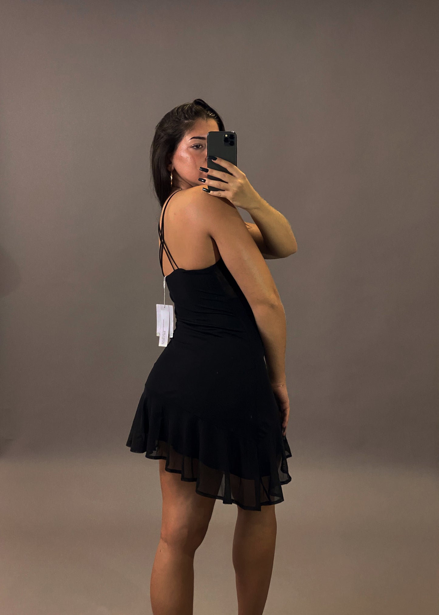 BERHSKA ASYMMETRICAL DRESS