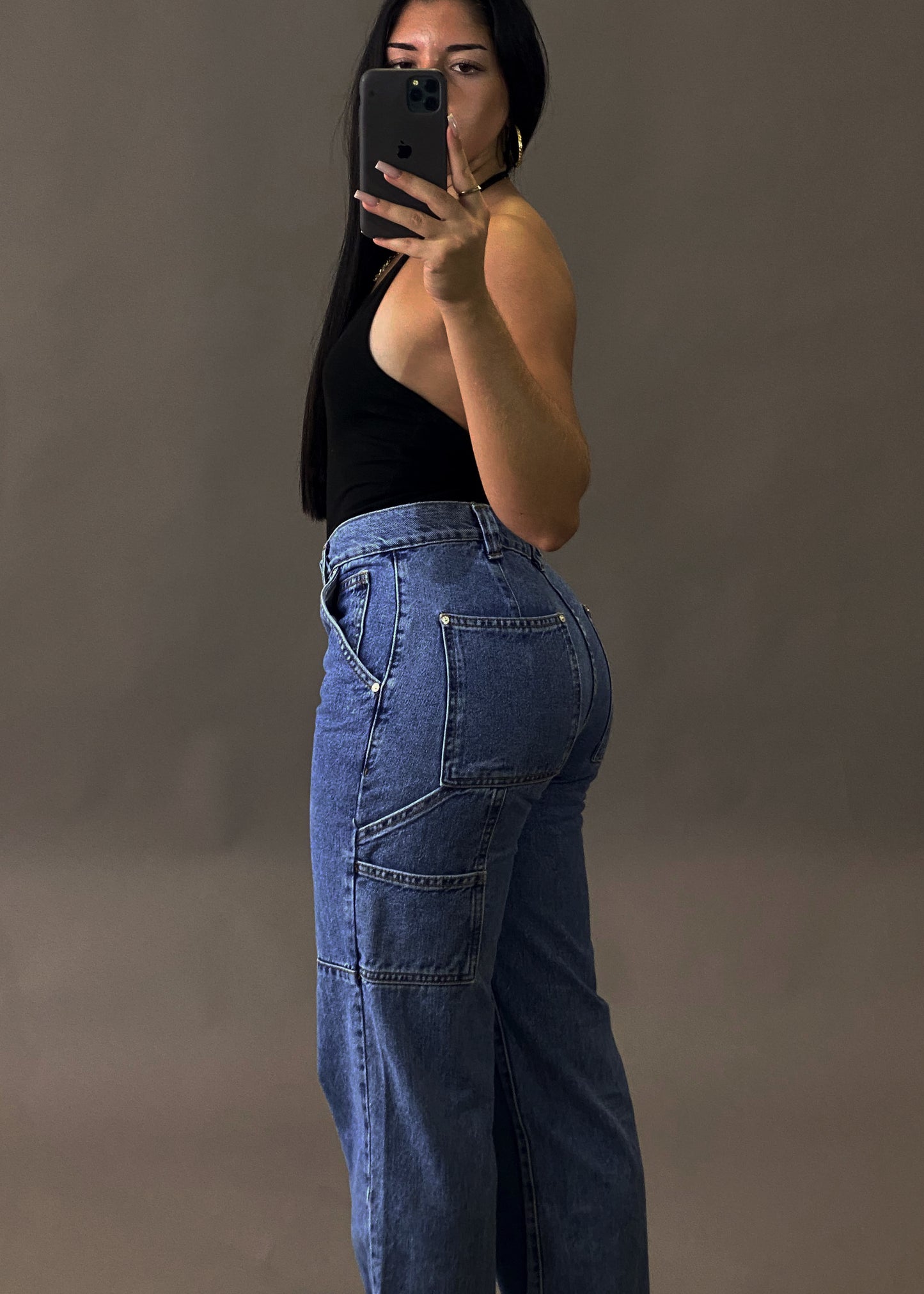 MANGO CARGO BAGGY JEANS