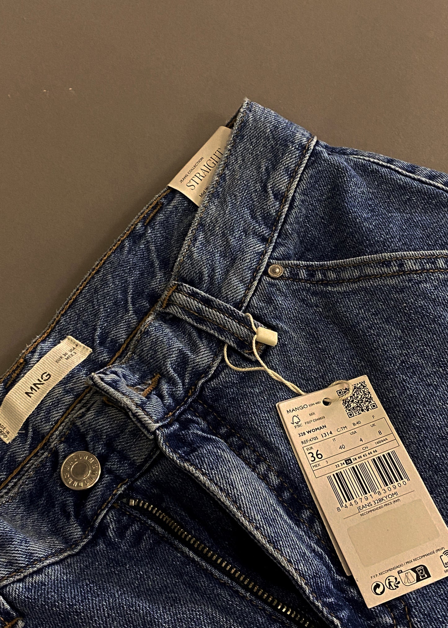 MANGO CARGO BAGGY JEANS
