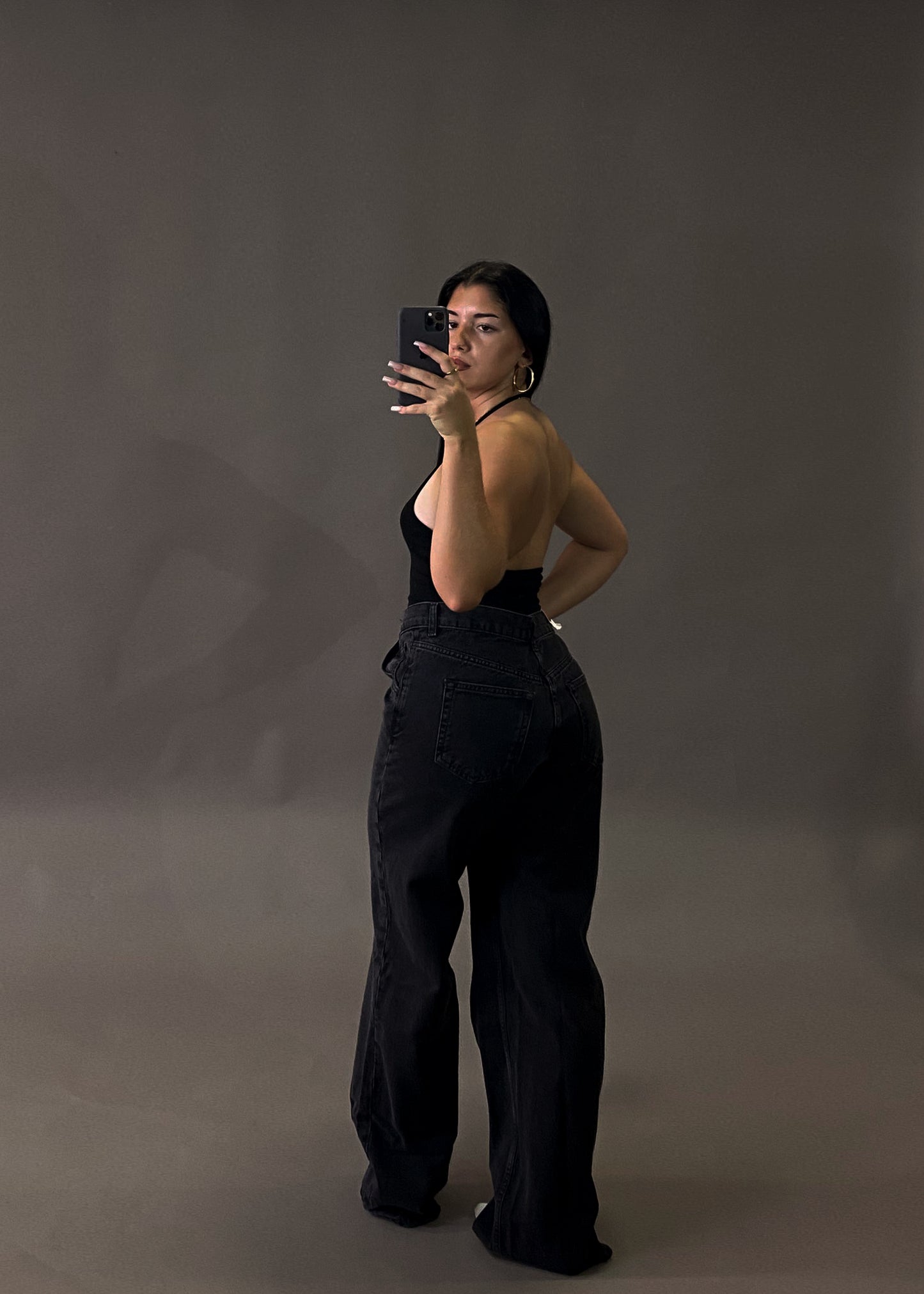 MANGO WIDELEG LOW WAIST JEANS