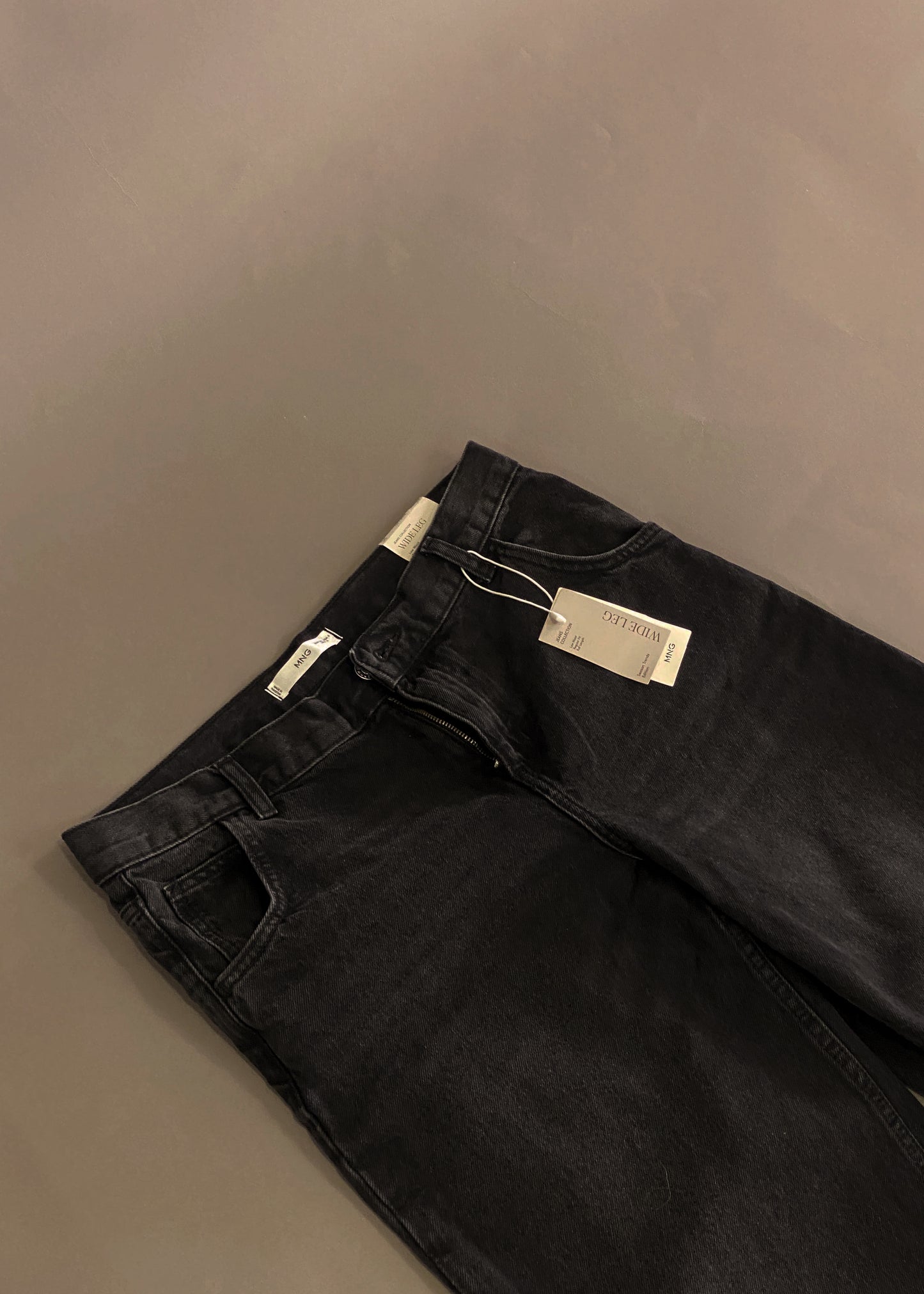 MANGO WIDELEG LOW WAIST JEANS