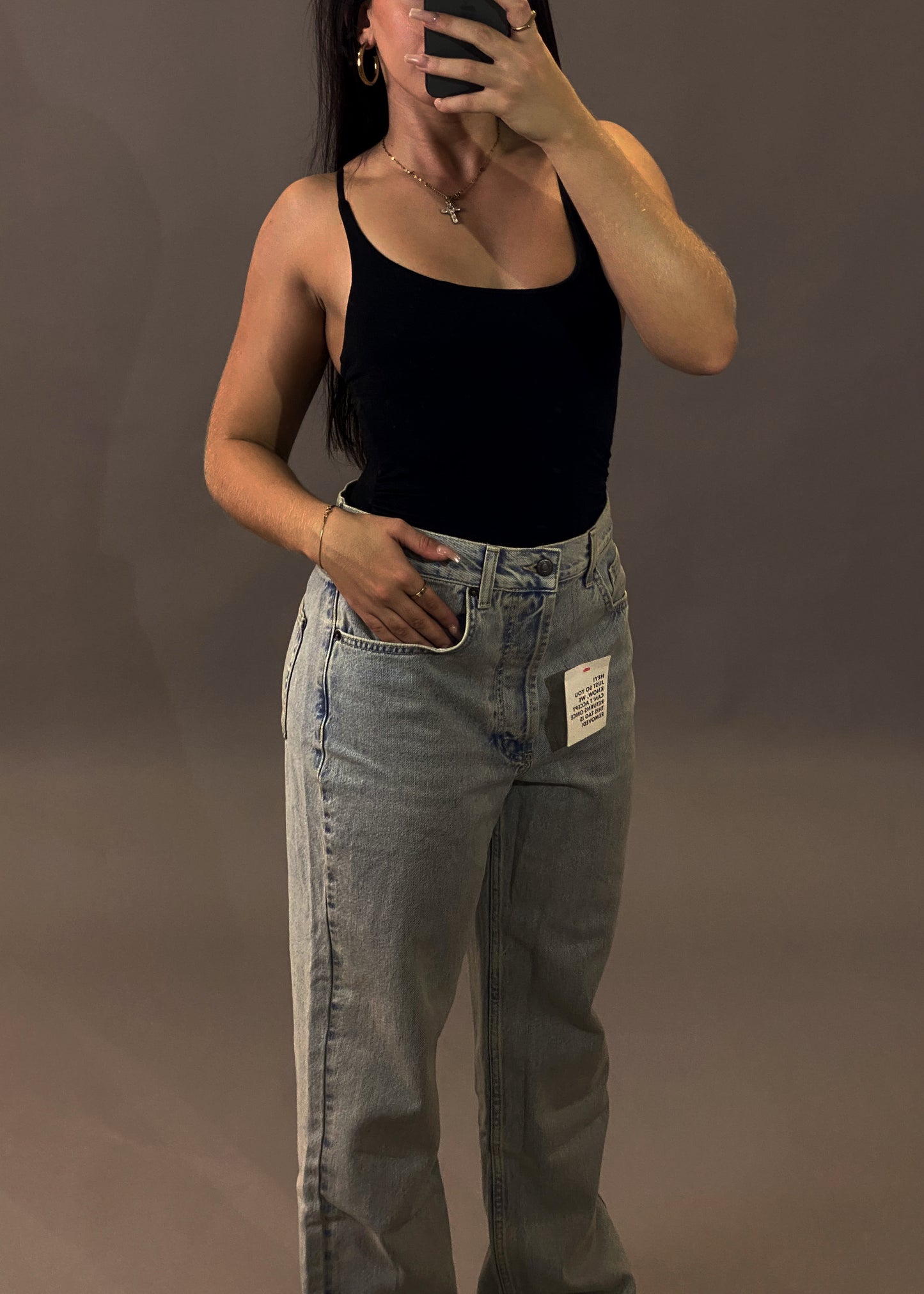 TOPSHOP STRAIGHT JEANS