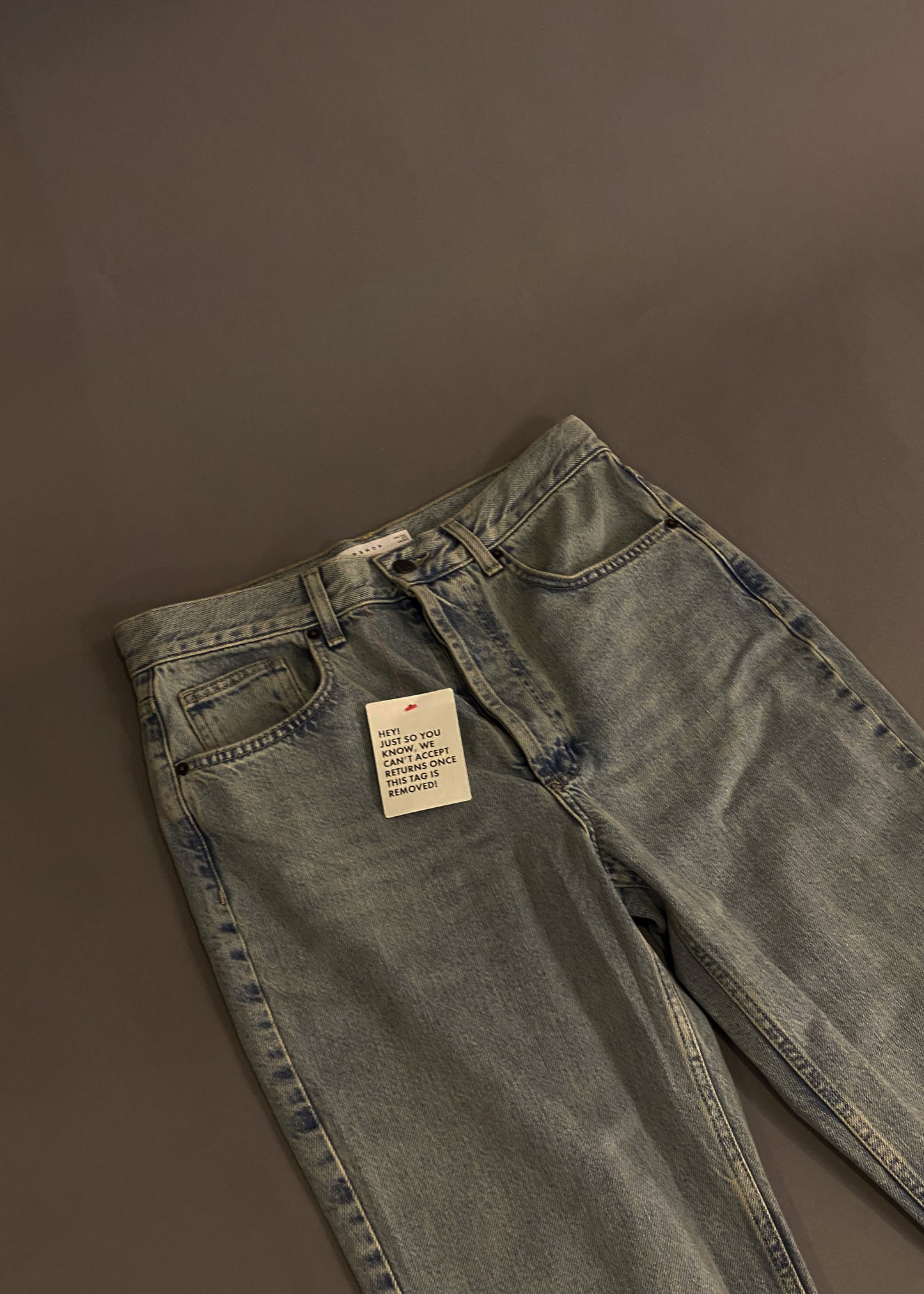TOPSHOP STRAIGHT JEANS