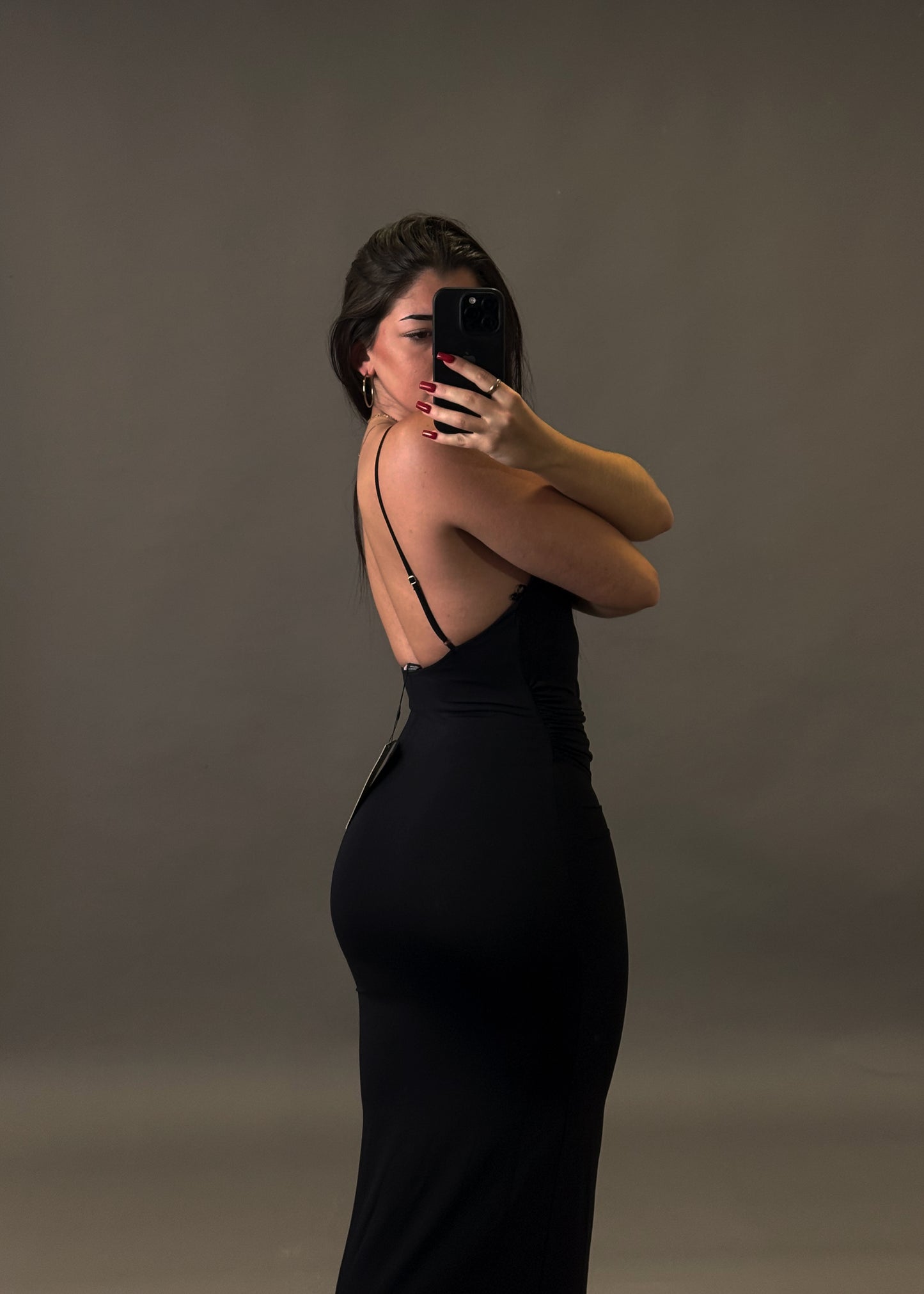 ZARA BACKLESS LONG DRESS