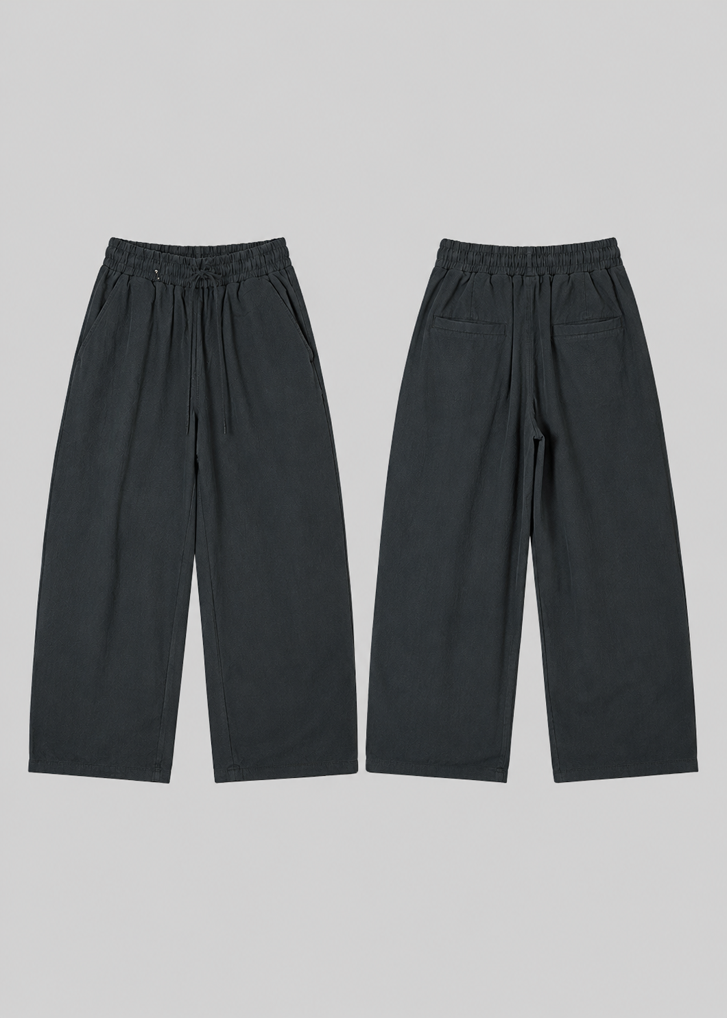 BERSHKA LOOSE FIT TROUSERS