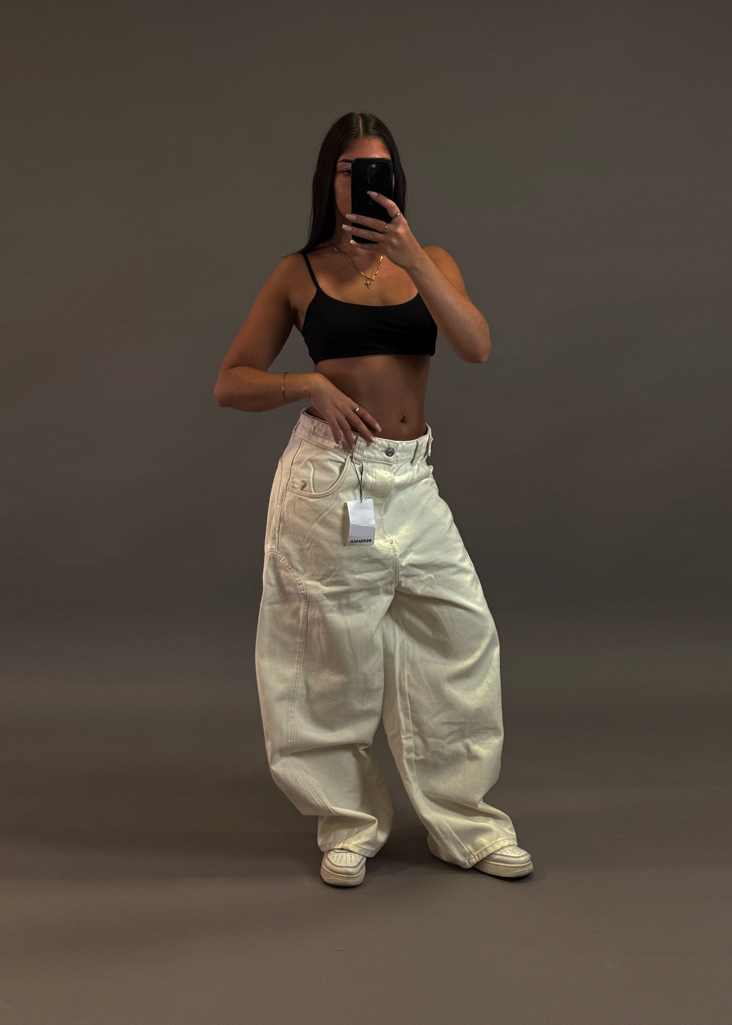 BERSHKA BAGGY BALLON JEANS