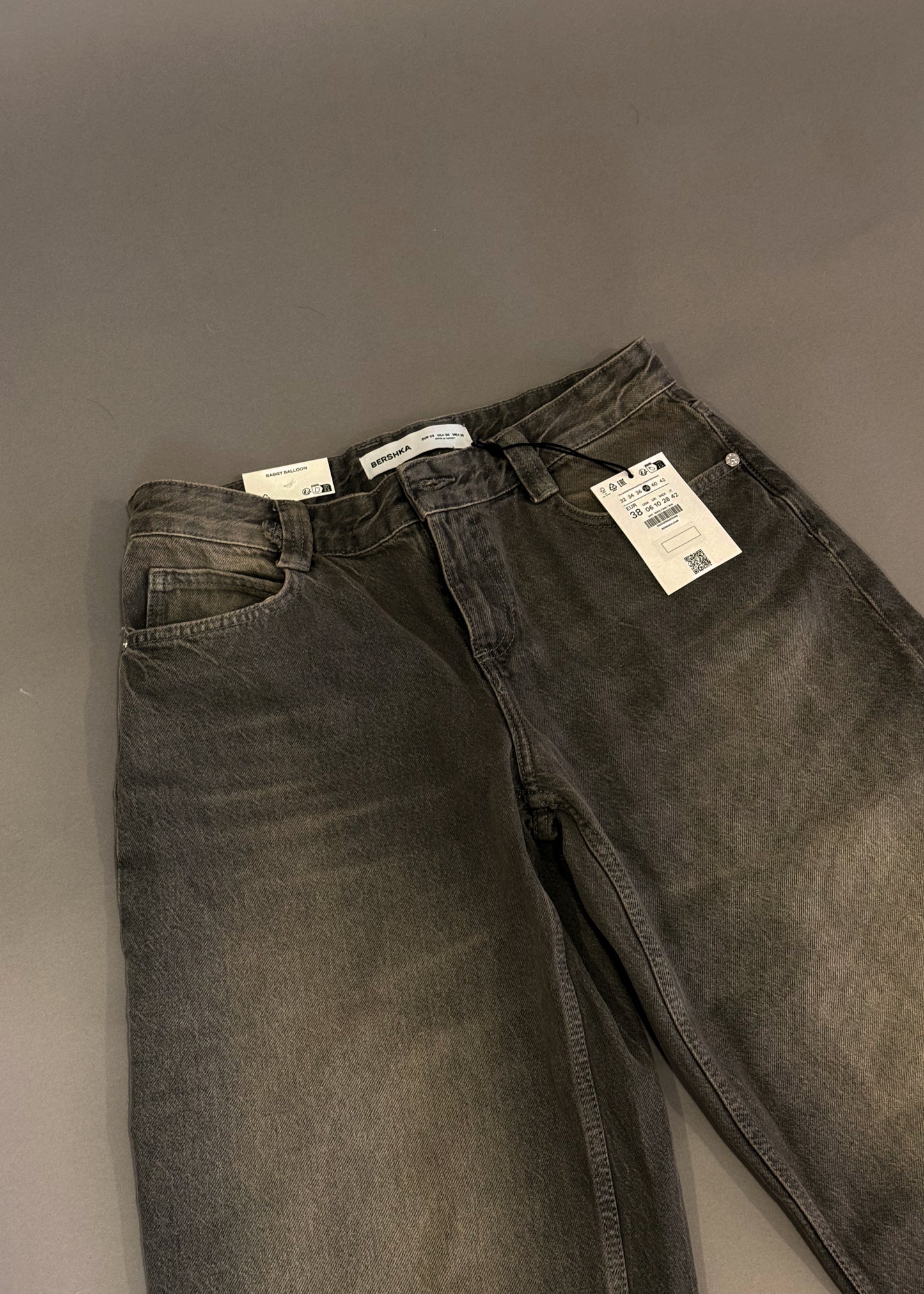 BERSHKA BAGGY BALLON JEANS