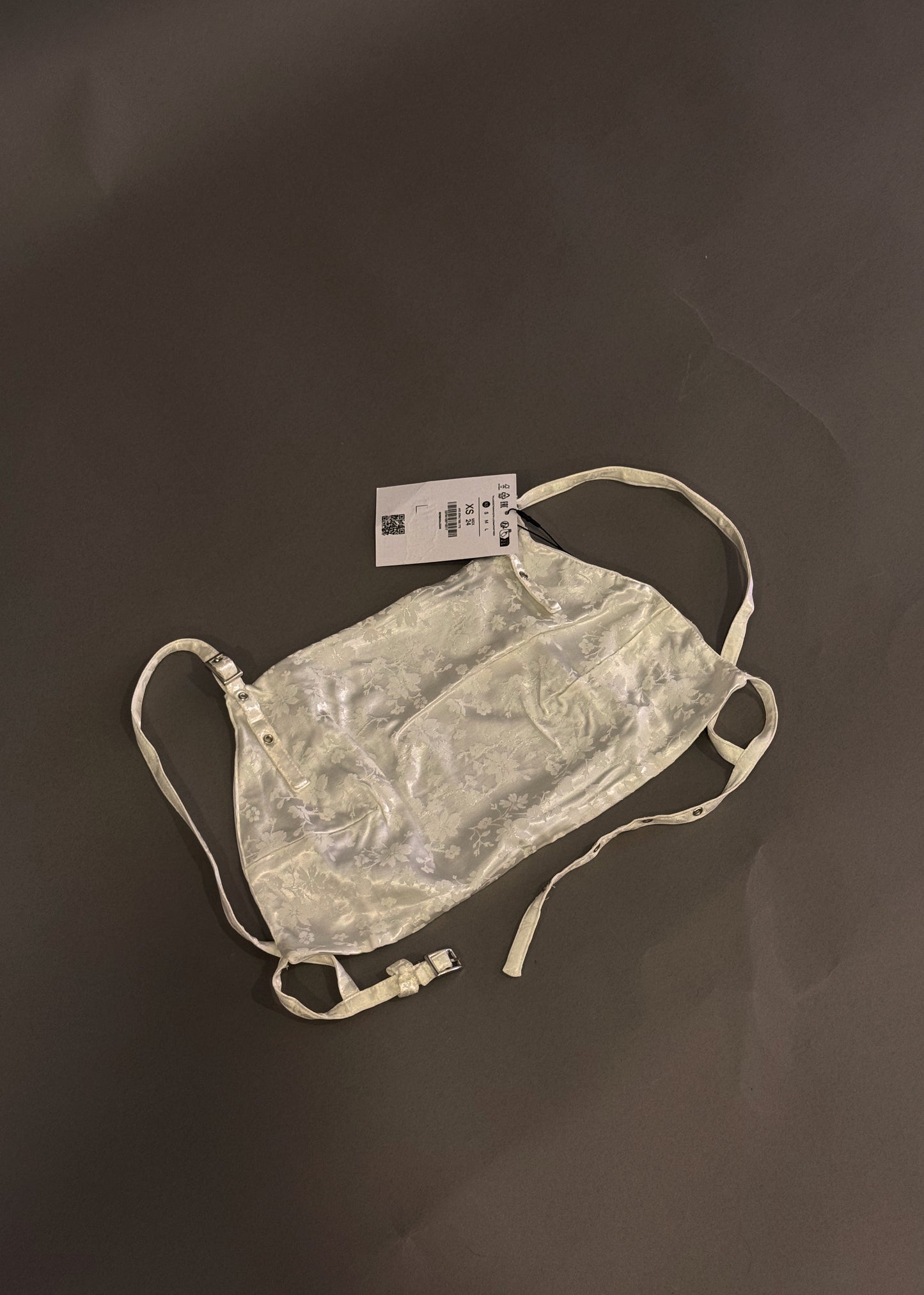 BERSHKA BUCKLE DETAIL TOP