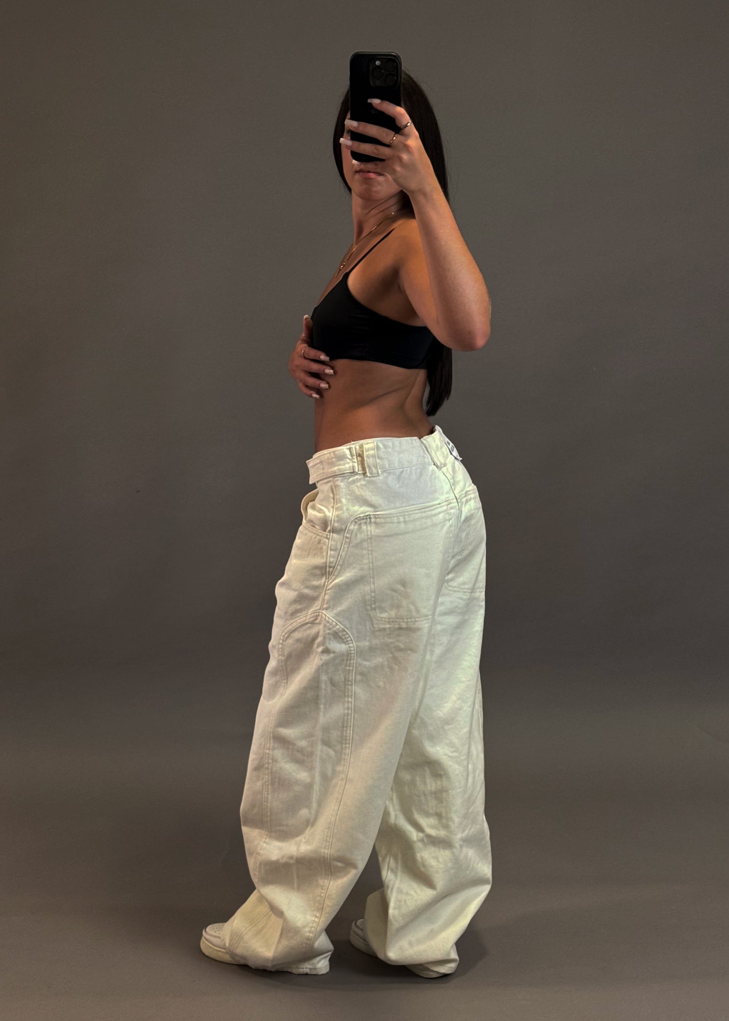 BERSHKA BAGGY BALLON JEANS