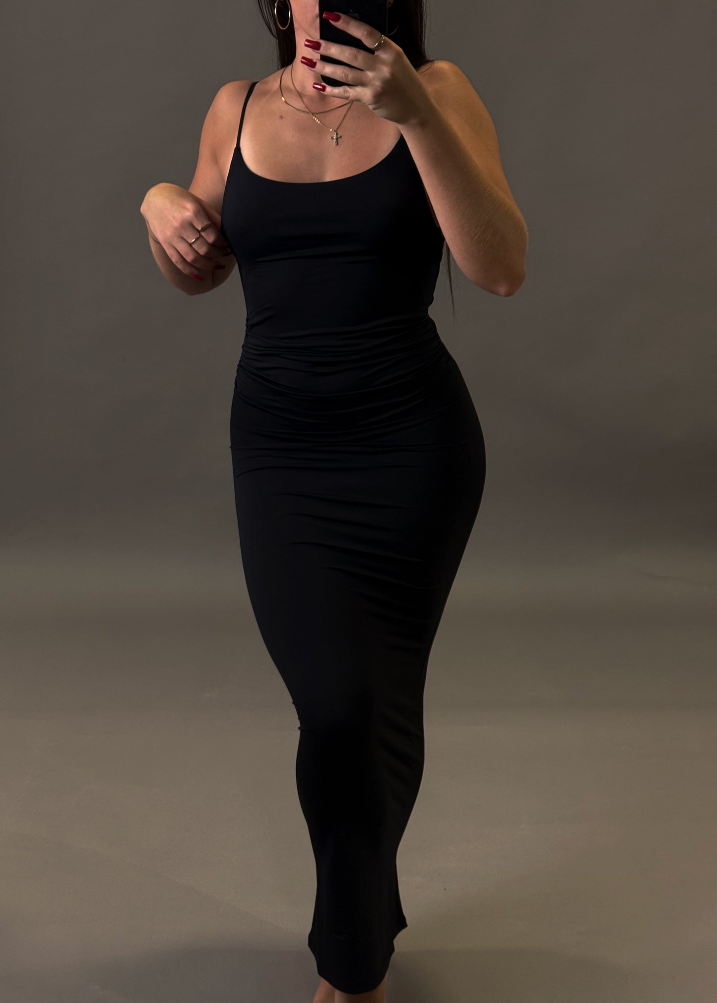 ZARA BACKLESS LONG DRESS