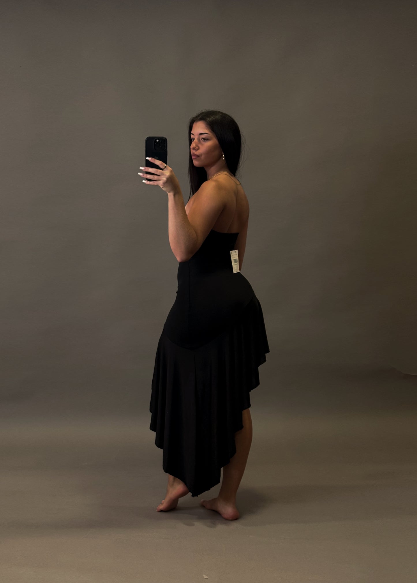 BERSHKA ASYMMETRICAL DRESS