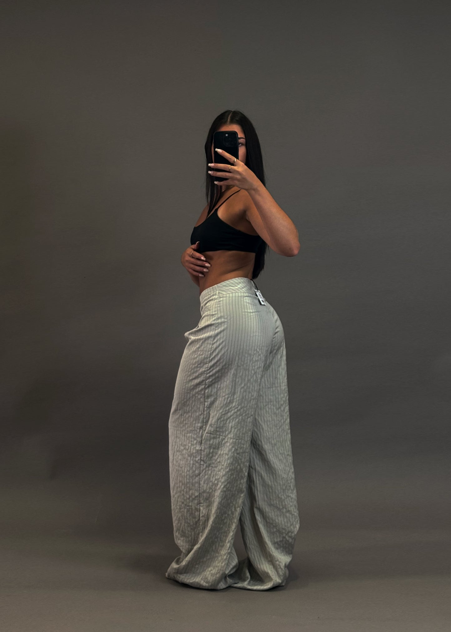 BERSHKA TAILORED TROUSERS