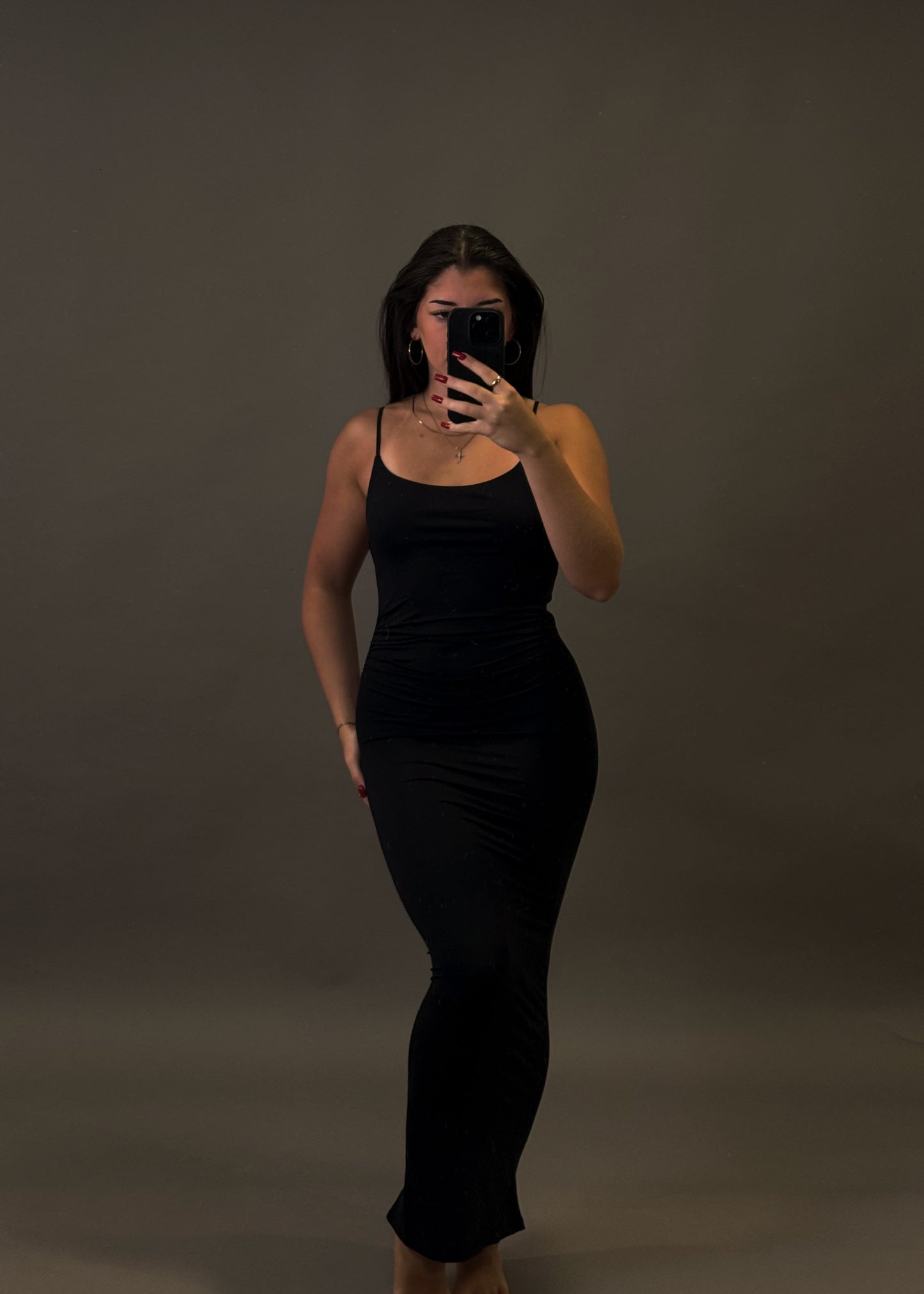 ZARA BACKLESS LONG DRESS