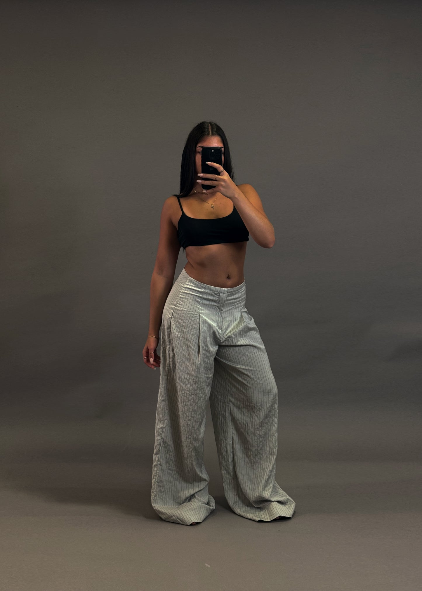 BERSHKA TAILORED TROUSERS