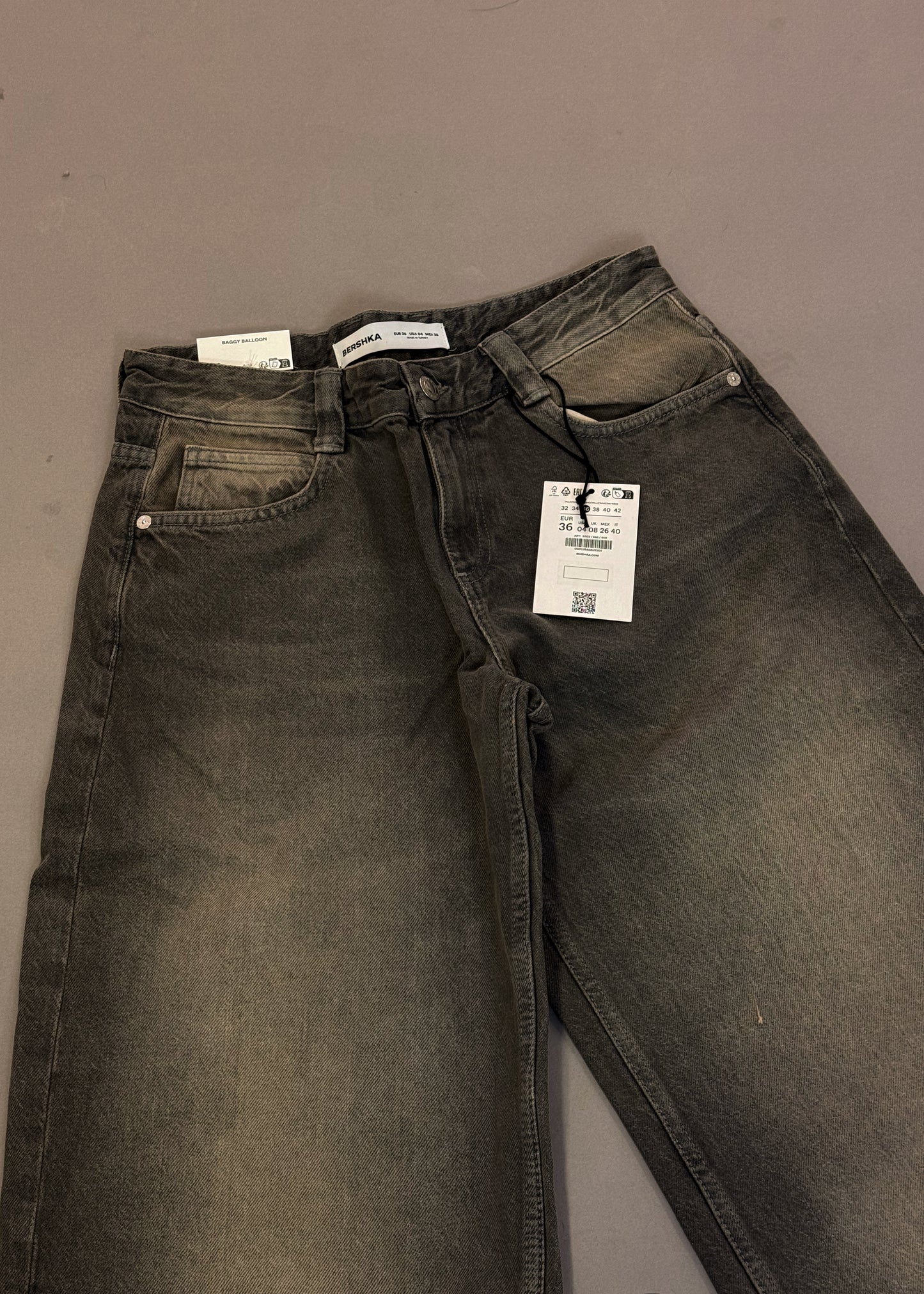 BERSHKA BAGGY BALLON JEANS