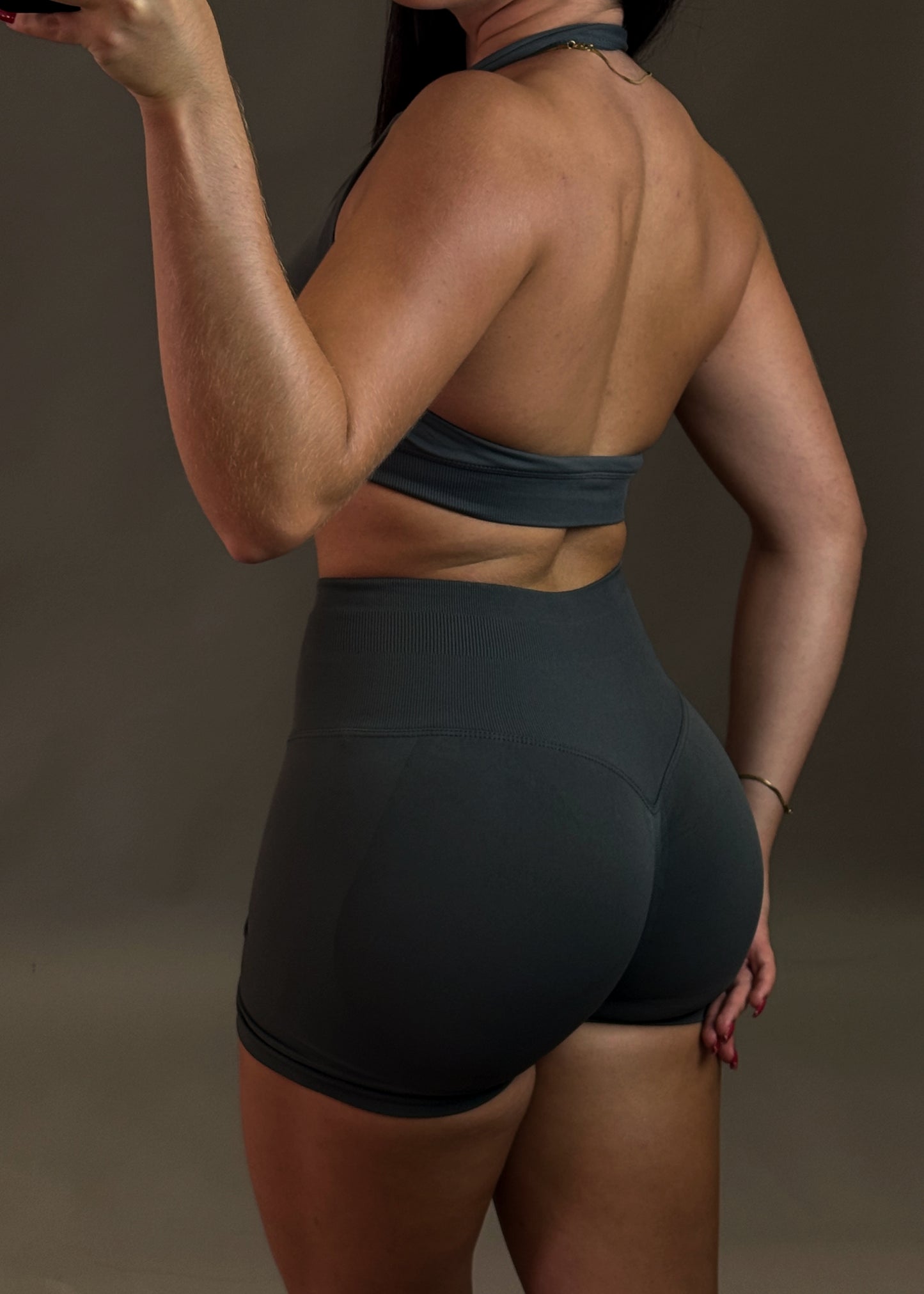 REWEAR ESSENTIAL CHARCOAL GYM SET