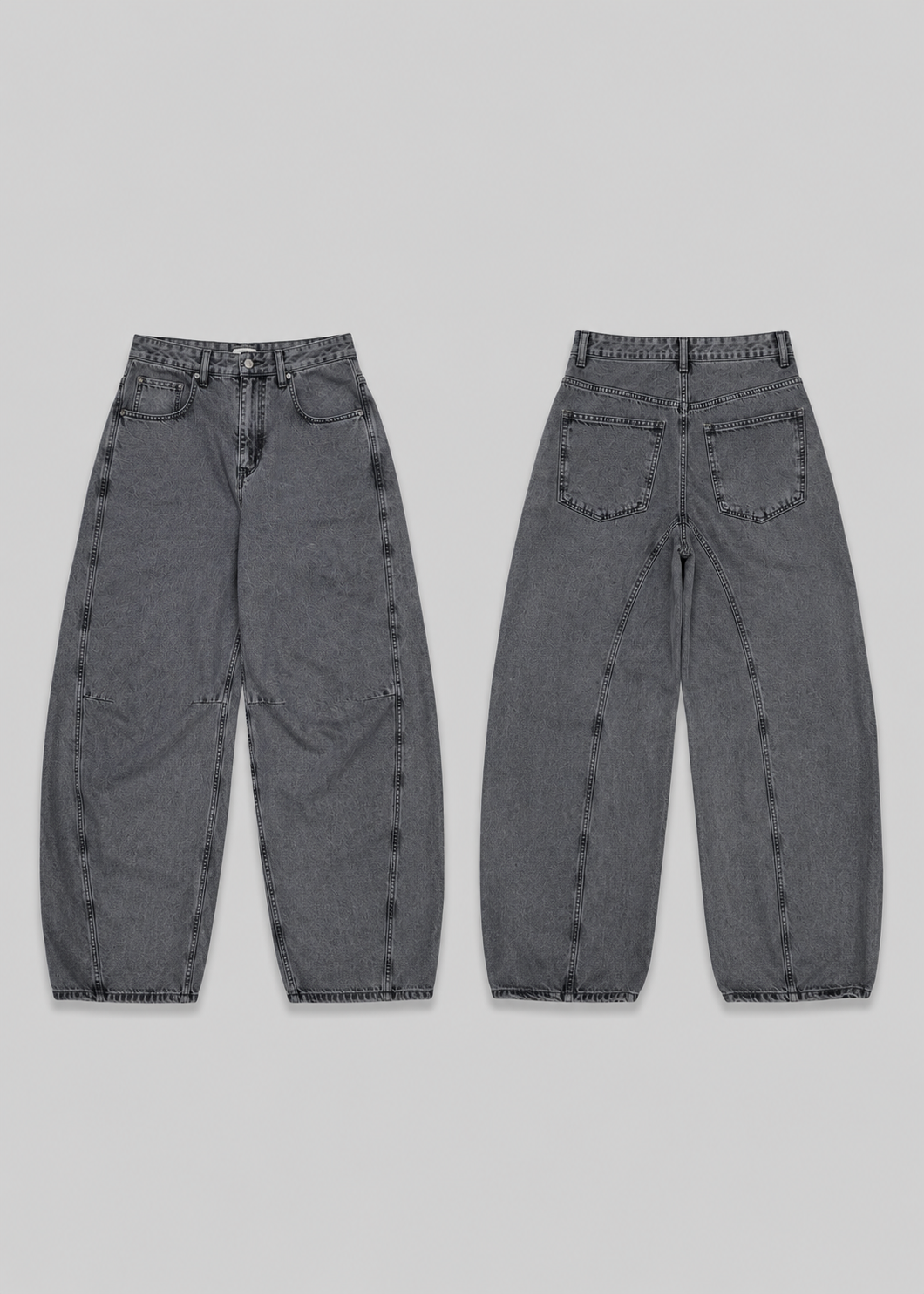 PULL&BEAR DARK WASH GREY JEANS