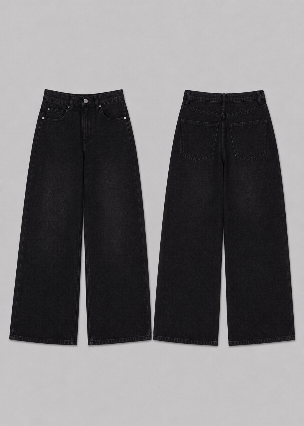 BERSHKA WIDE LEG JEANS