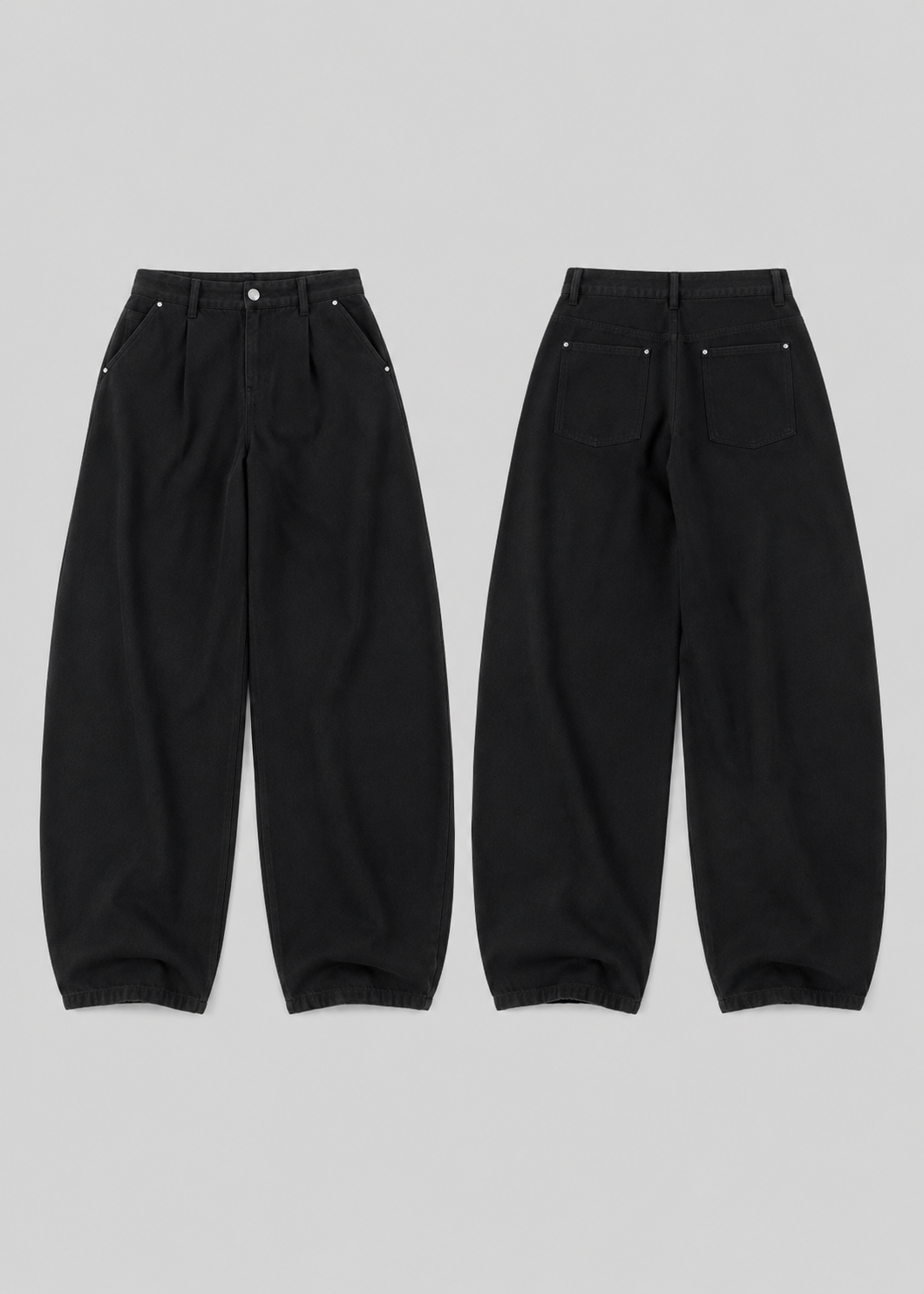 BERSHKA FLANNEL TROUSERS