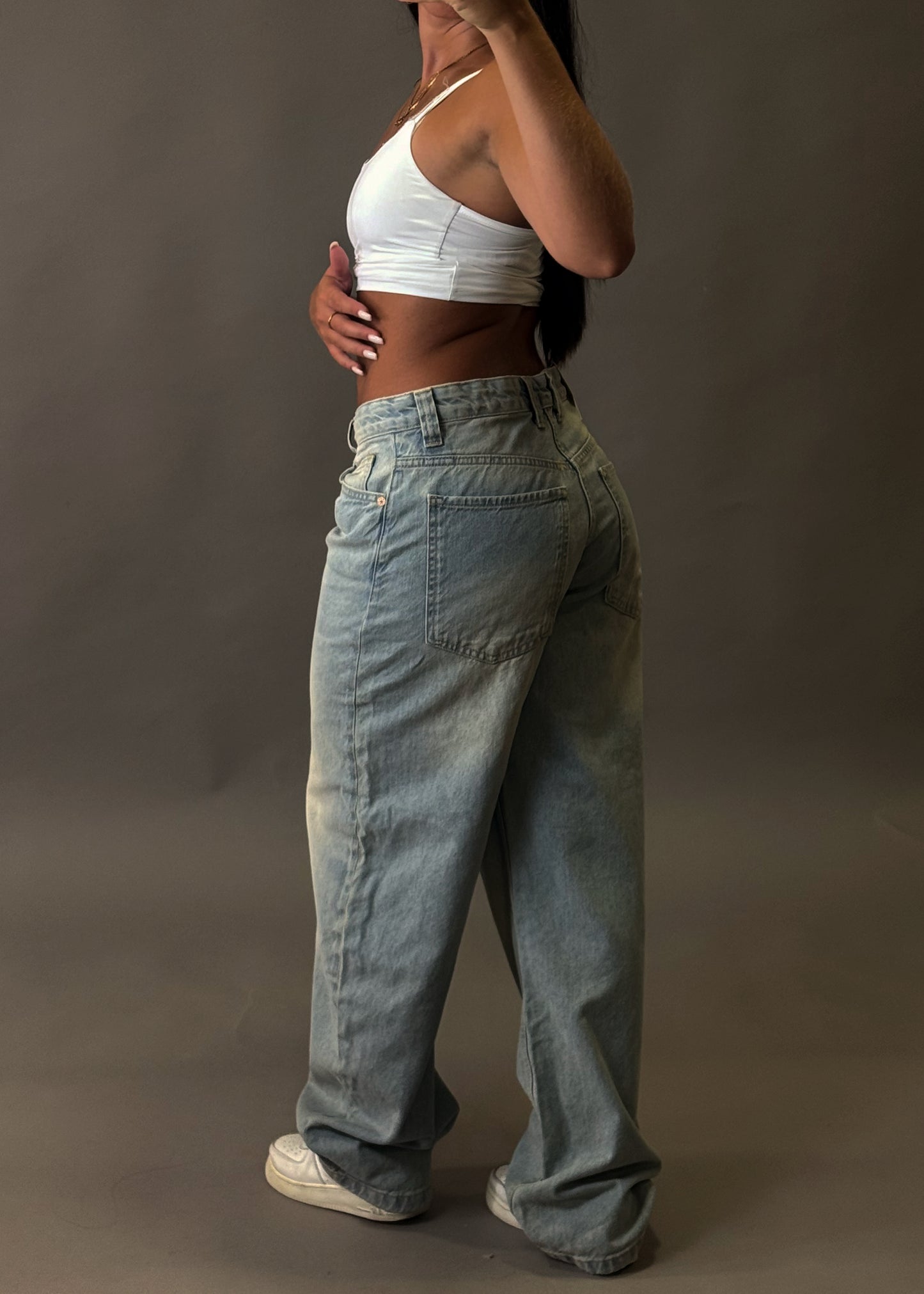 BERSHKA BAGGY BALLON JEANS