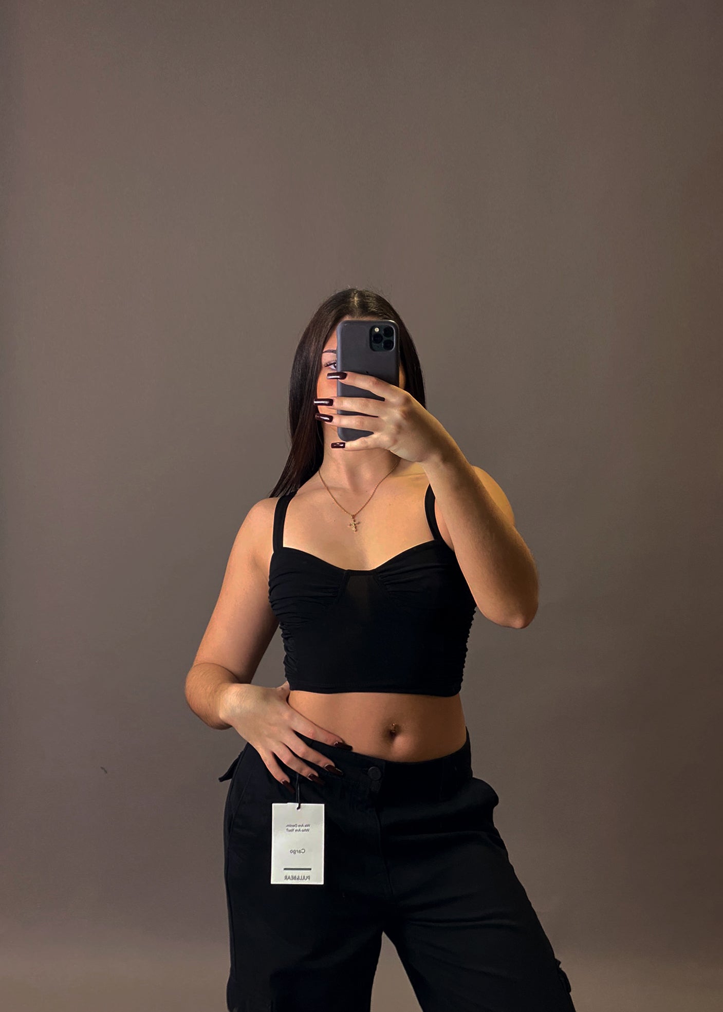 PULL&BEAR BLACK TOP