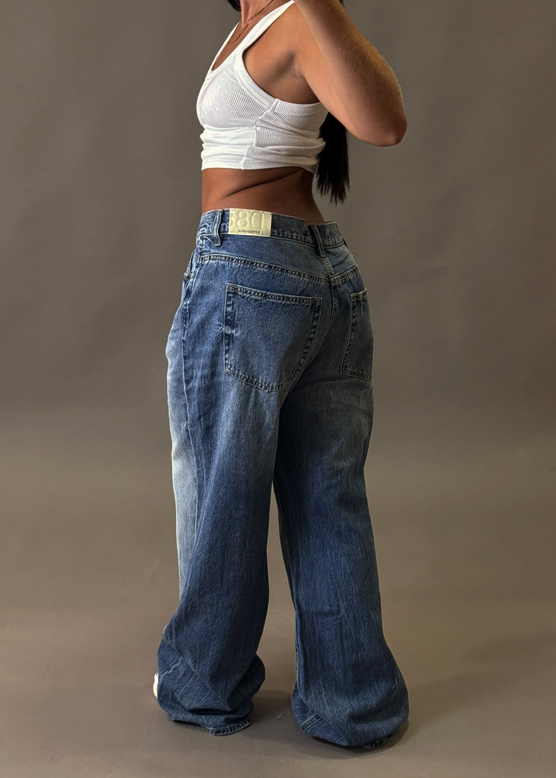 STRADIVARIUS BAGGY WIDE JEANS