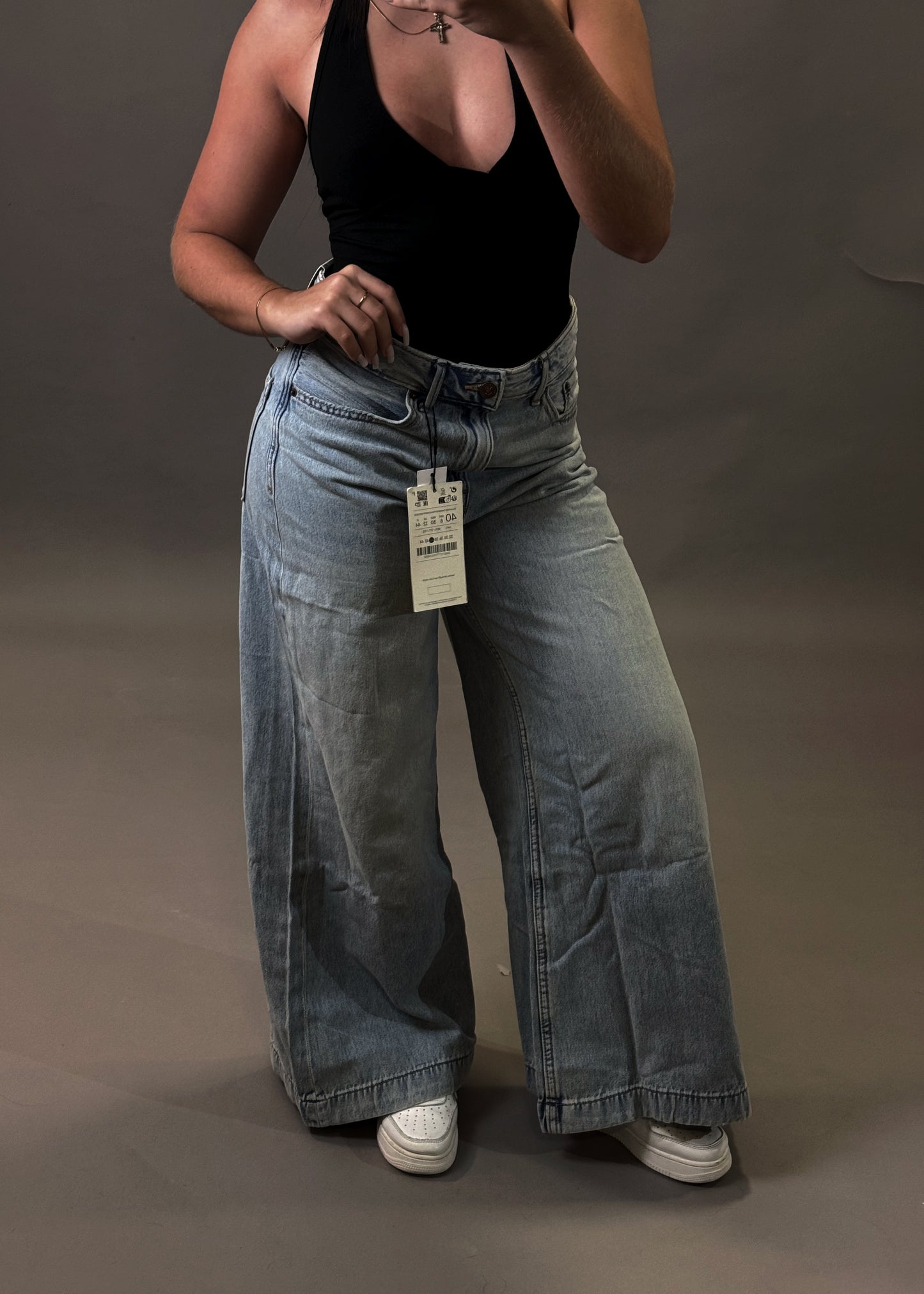 STRADIVARIUS D71 WIDE FLARE JEANS
