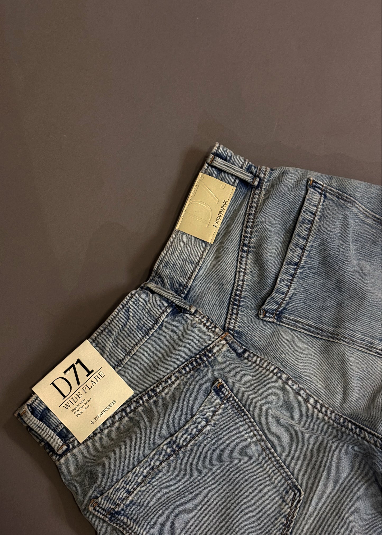 STRADIVARIUS D71 WIDE FLARE JEANS
