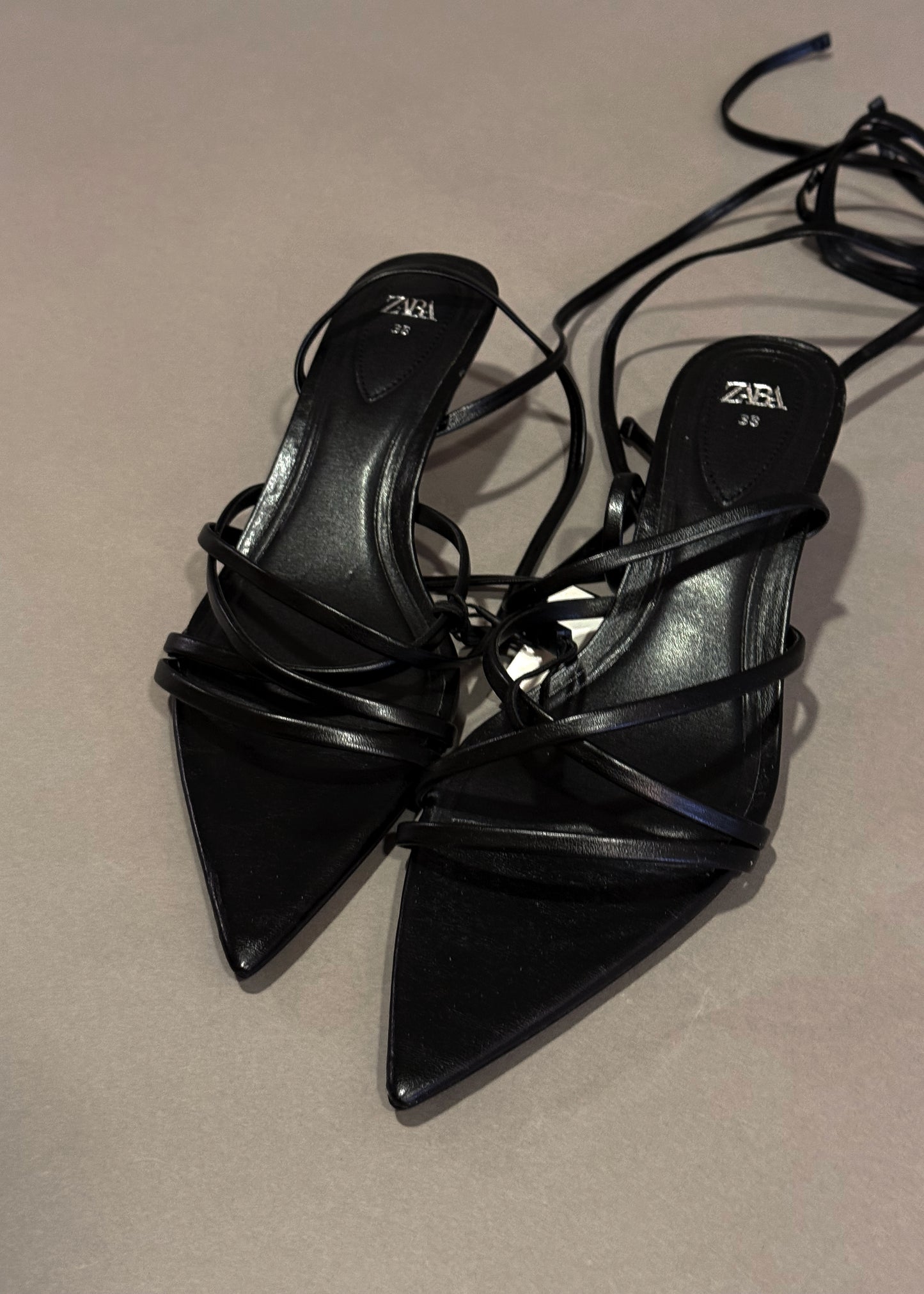 ZARA BLACK HEELS
