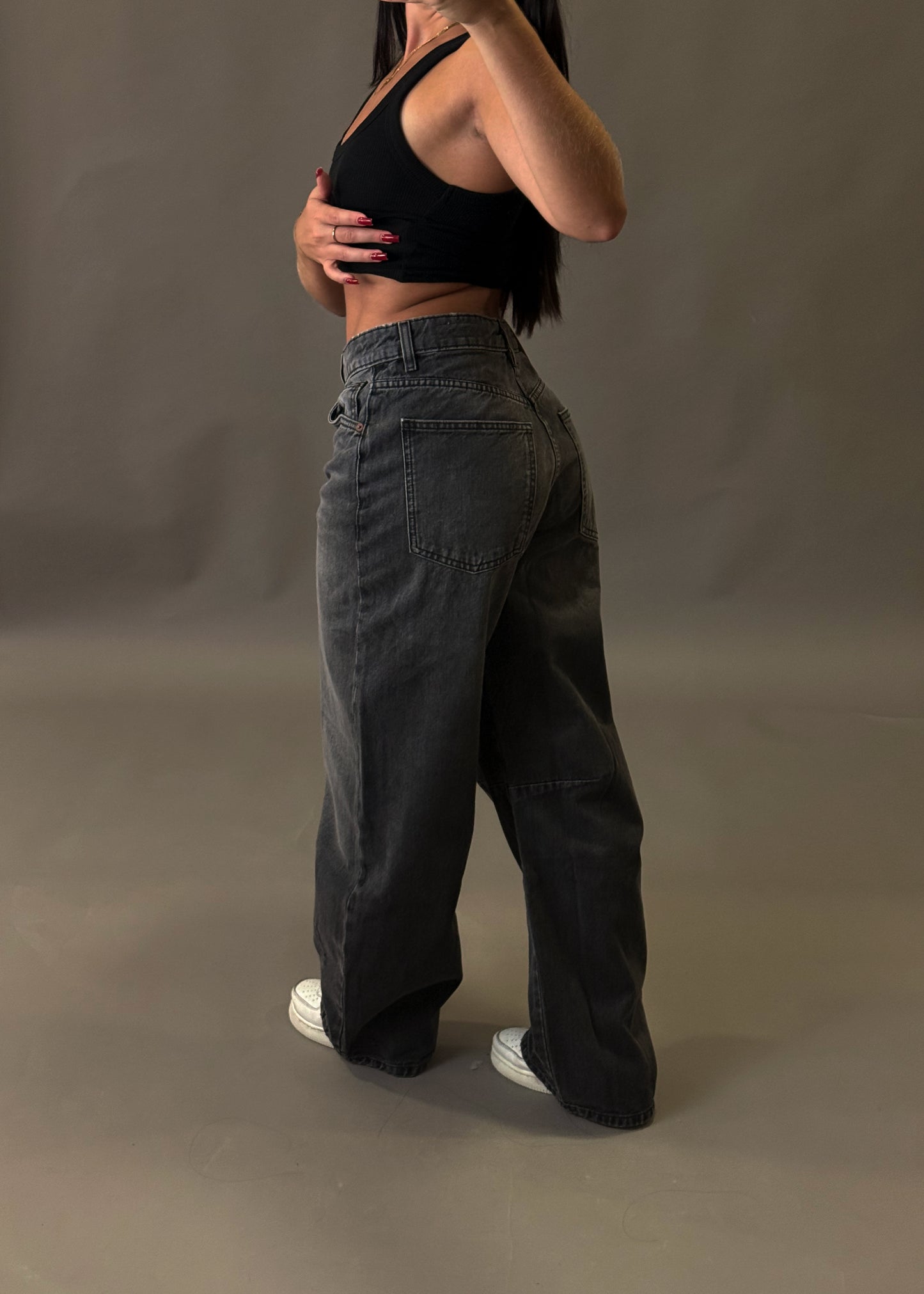 ZARA BAGGY GREY JEANS