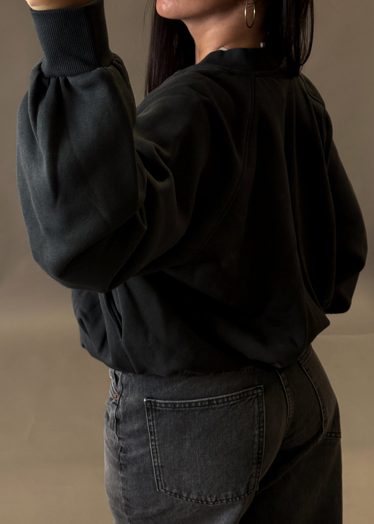 ZARA GREY BAGGY JACKET
