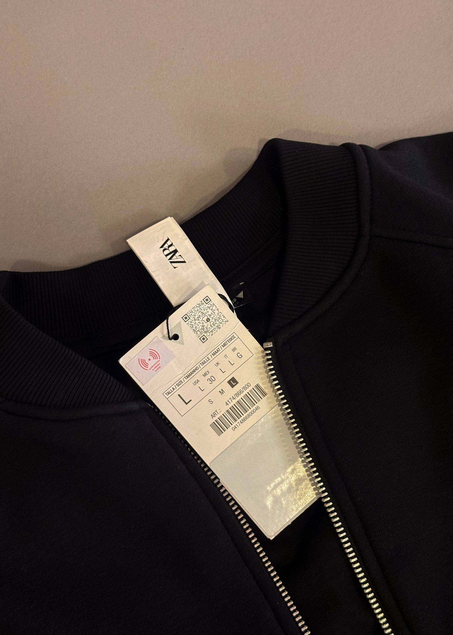 ZARA BLACK BAGGY JACKET