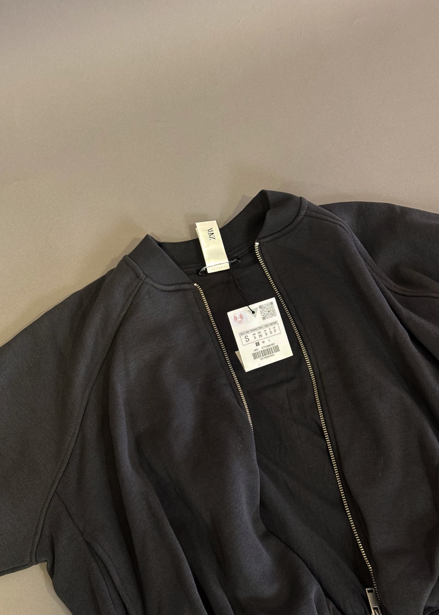 ZARA GREY BAGGY JACKET