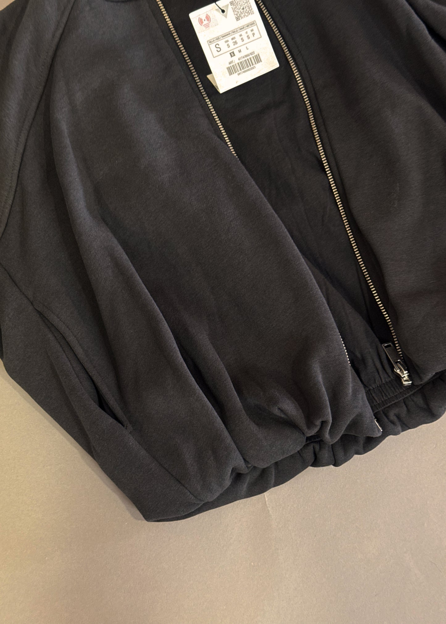 ZARA GREY BAGGY JACKET