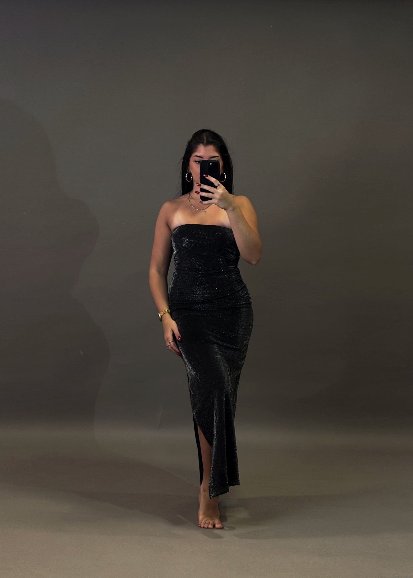 BERSHKA SHINY DRESS