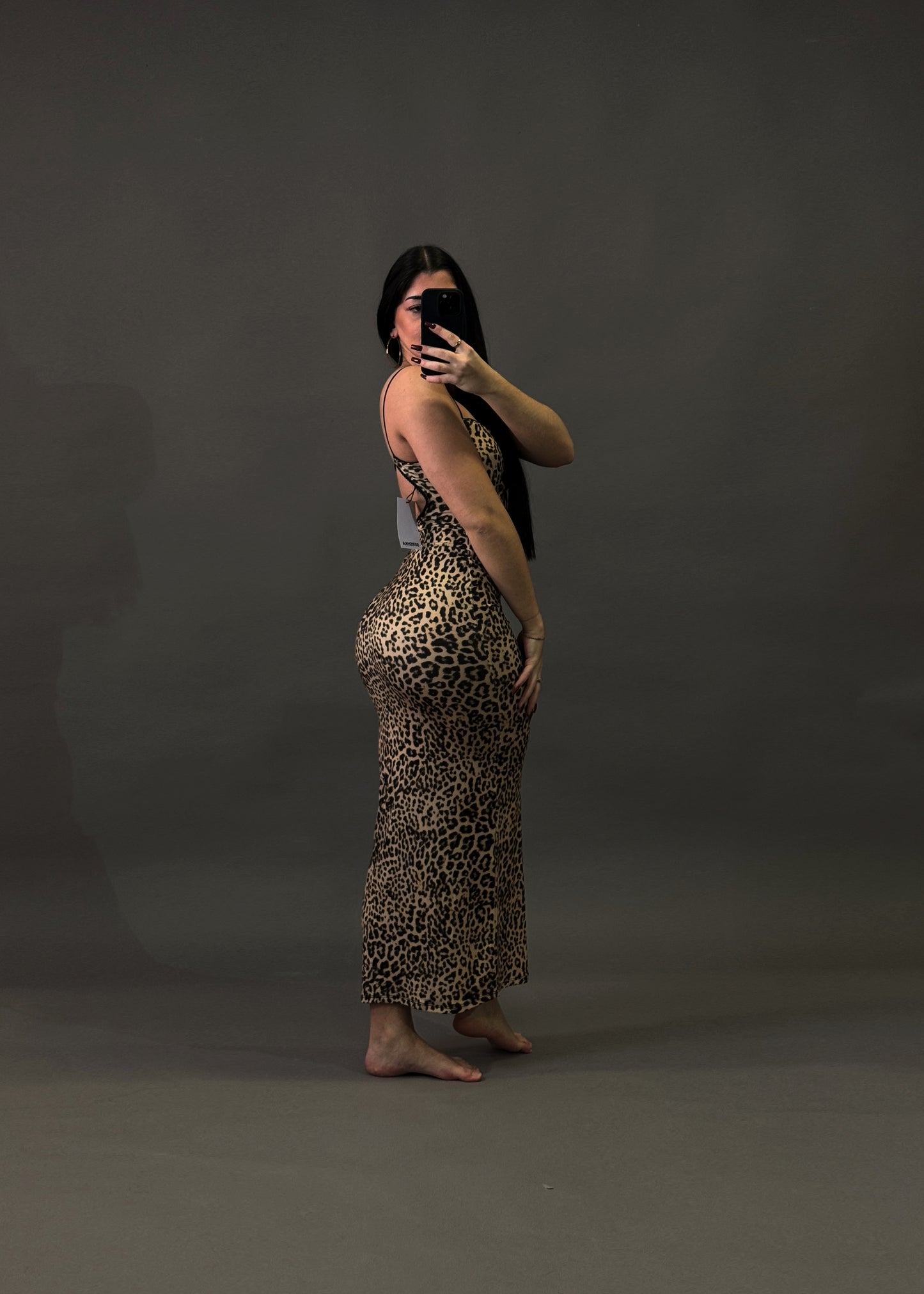 BERSHKA LEOPARD DRESS