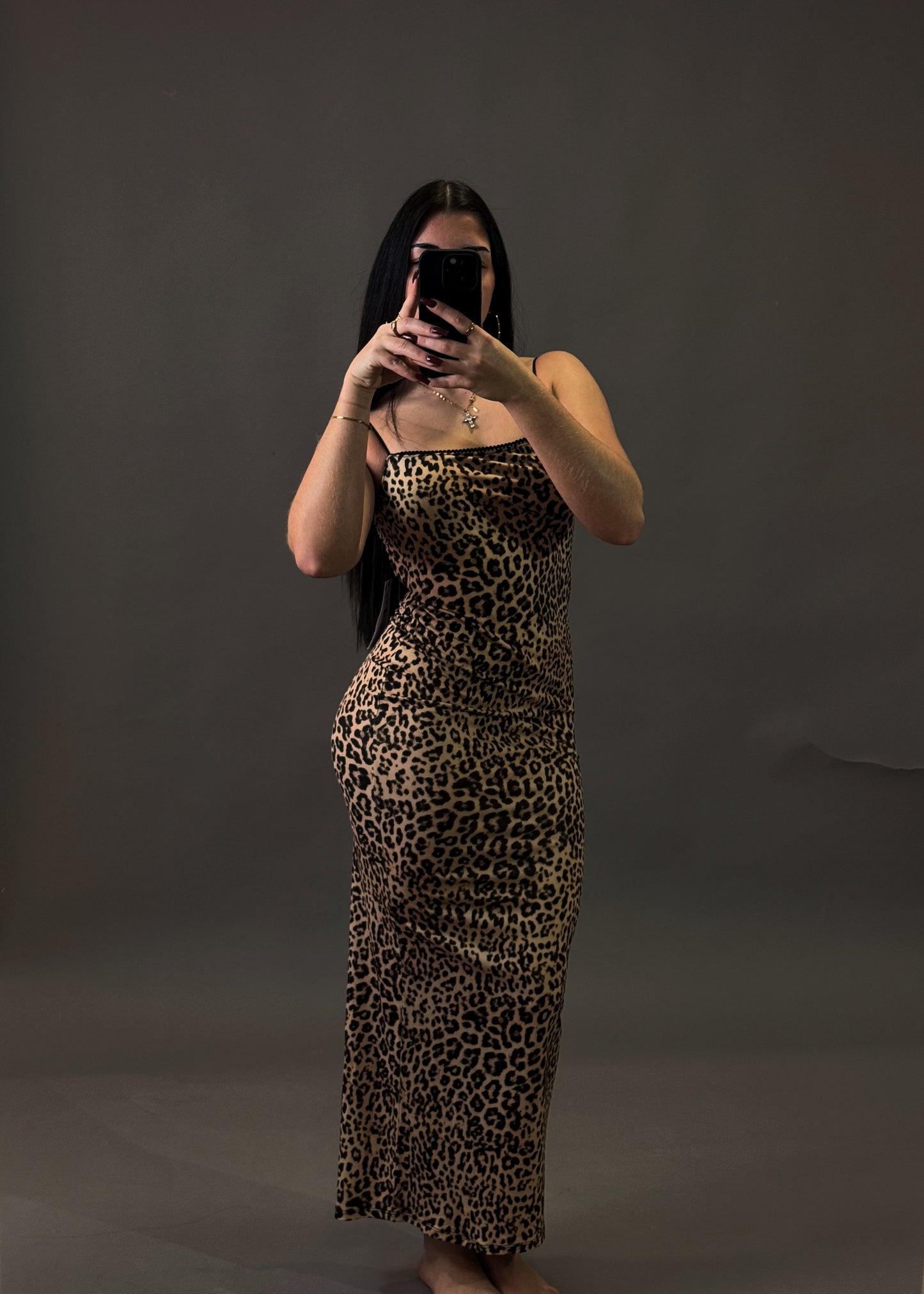 BERSHKA LEOPARD DRESS