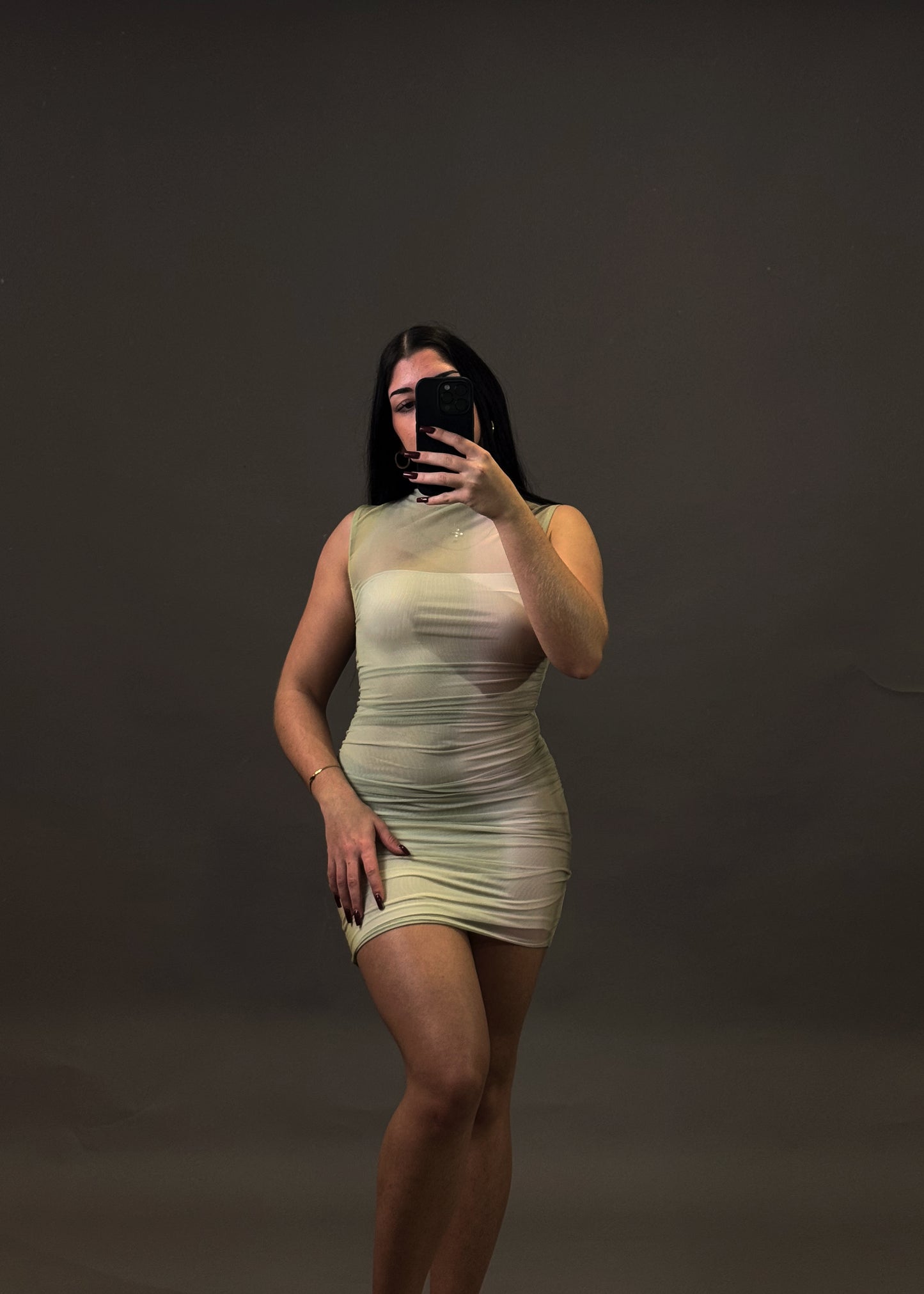 BERSHKA OMBRE MINI DRESS