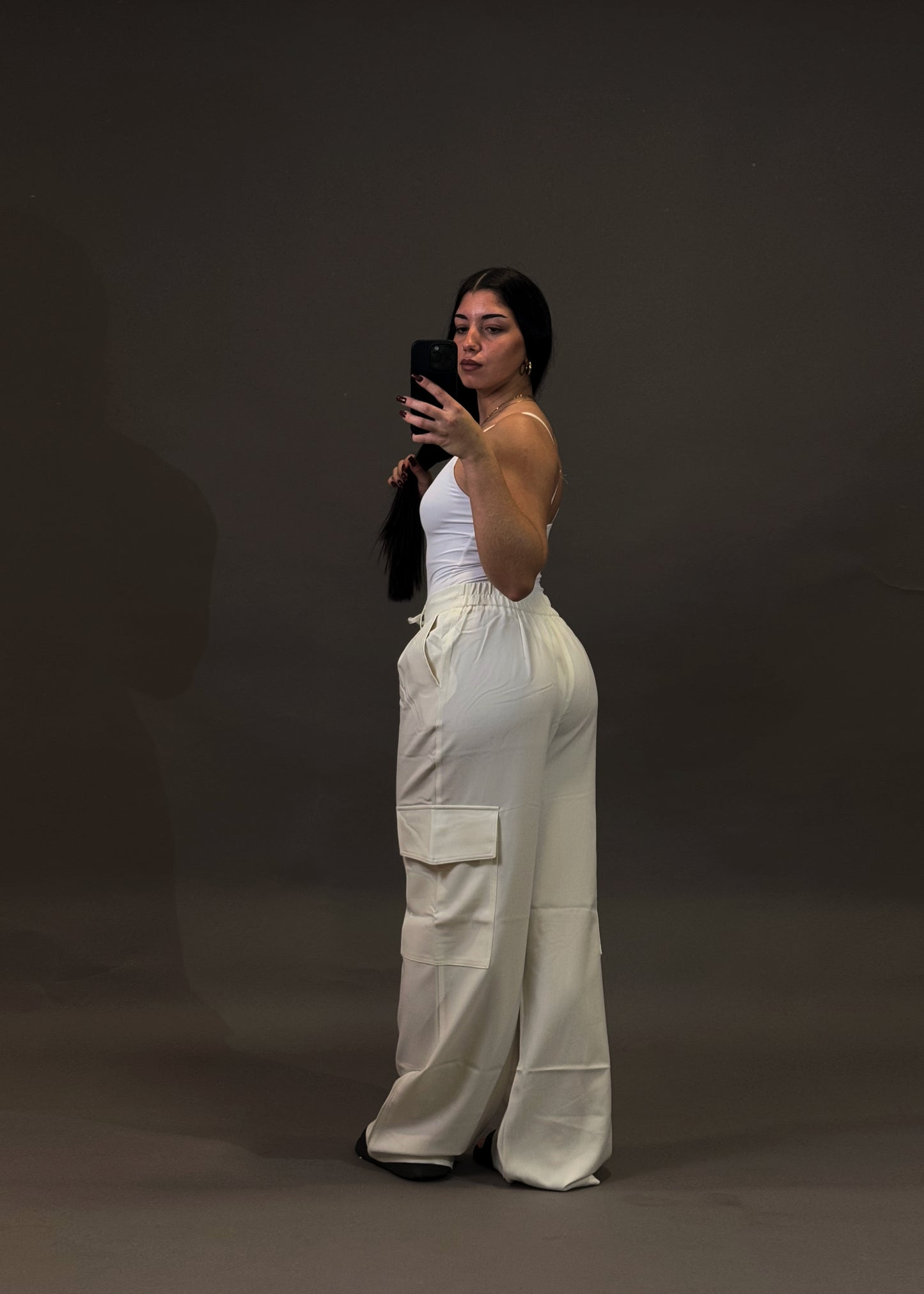 STRADIVARIUS WHITE TROUSERS