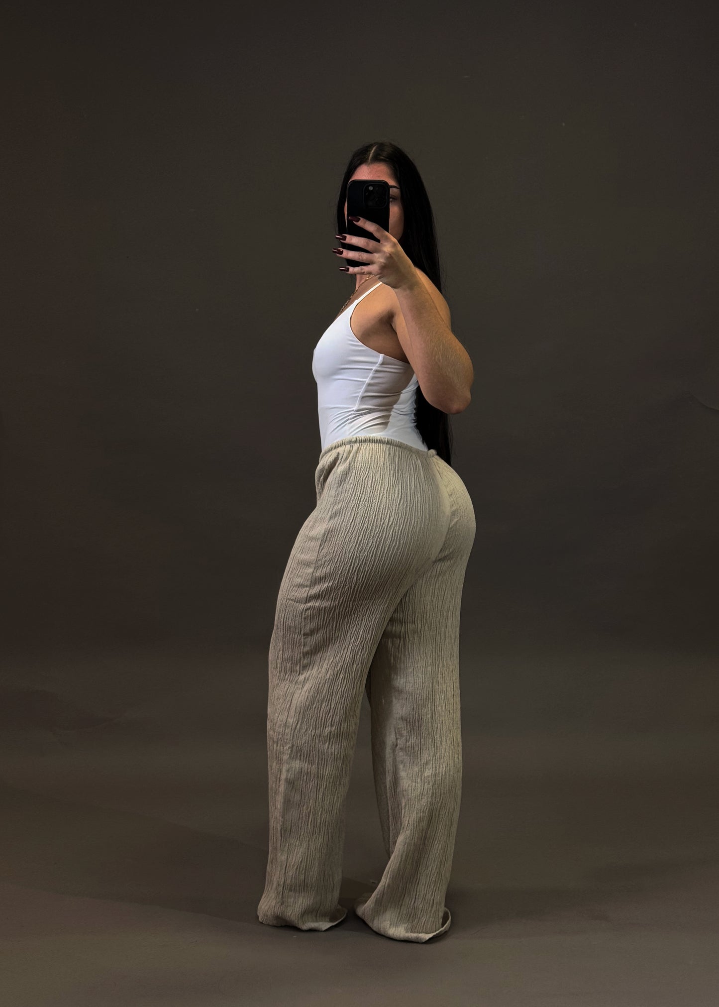 STRADIVARIUS STONE TROUSERS