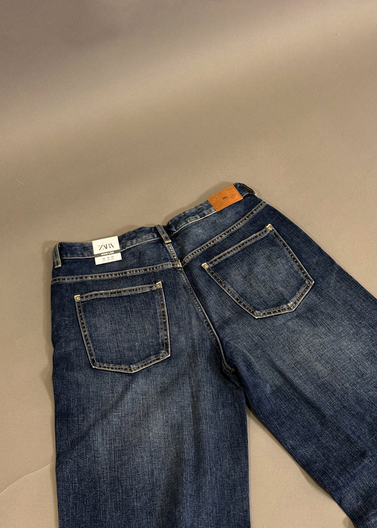 ZARA WIDE LEG JEANS